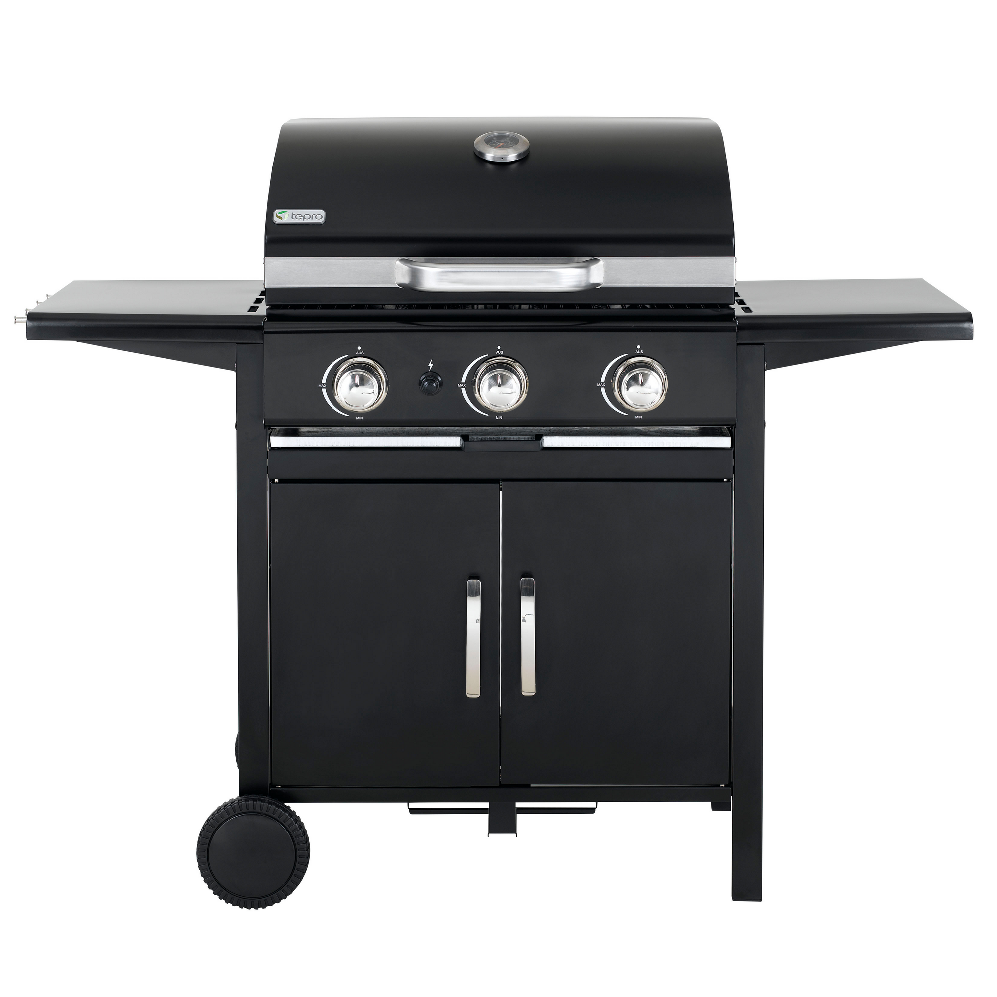 Tepro Gasgrill 'Mayfield 3' schwarz 127 x 103 x 58 cm