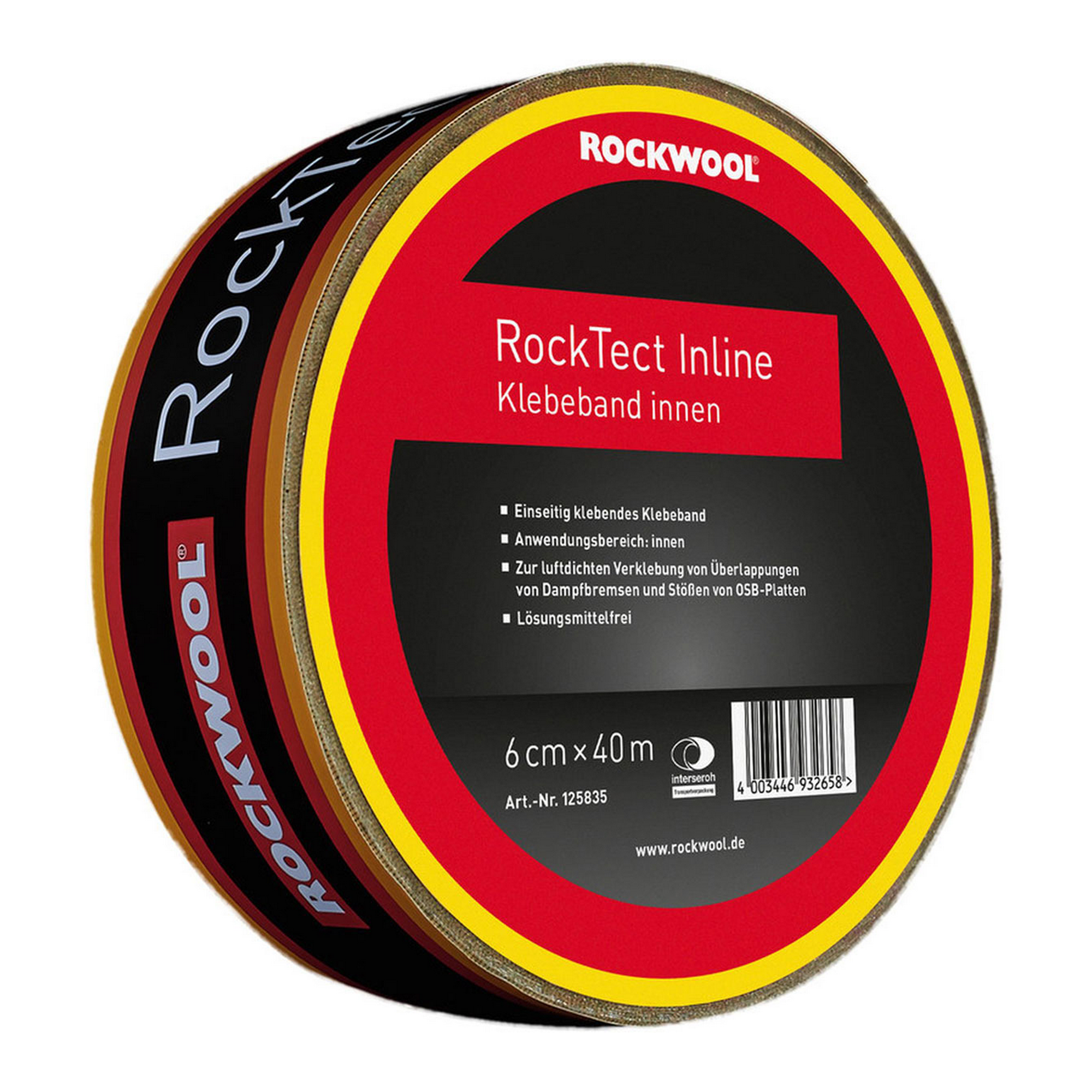 Rockwool Klebeband 'RockTect Inline' 6 cm x 40 m, innen