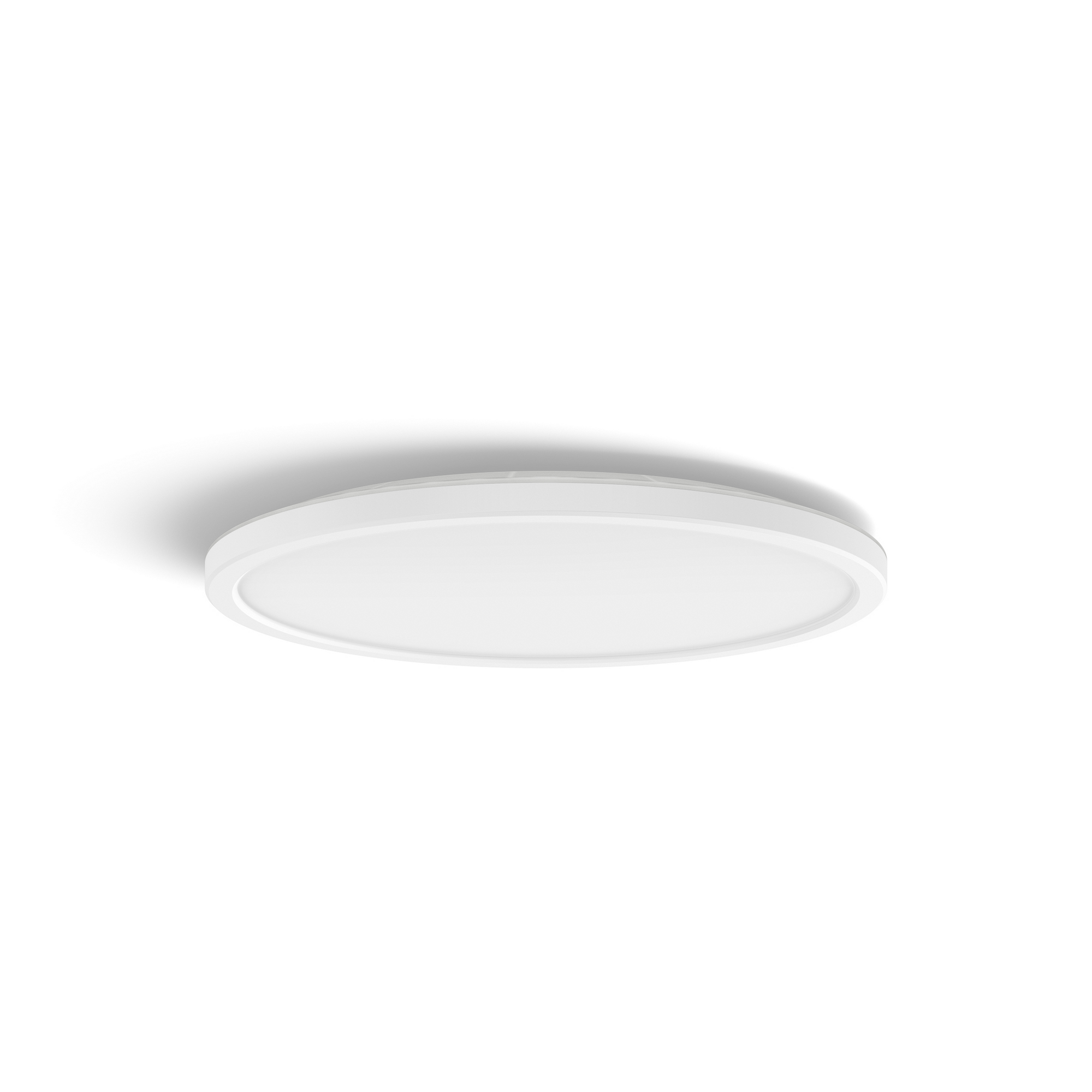Philips Hue Panelleuchte 'Hue Tento W slim ceiling RD S' weiß Ø 29,1 cm