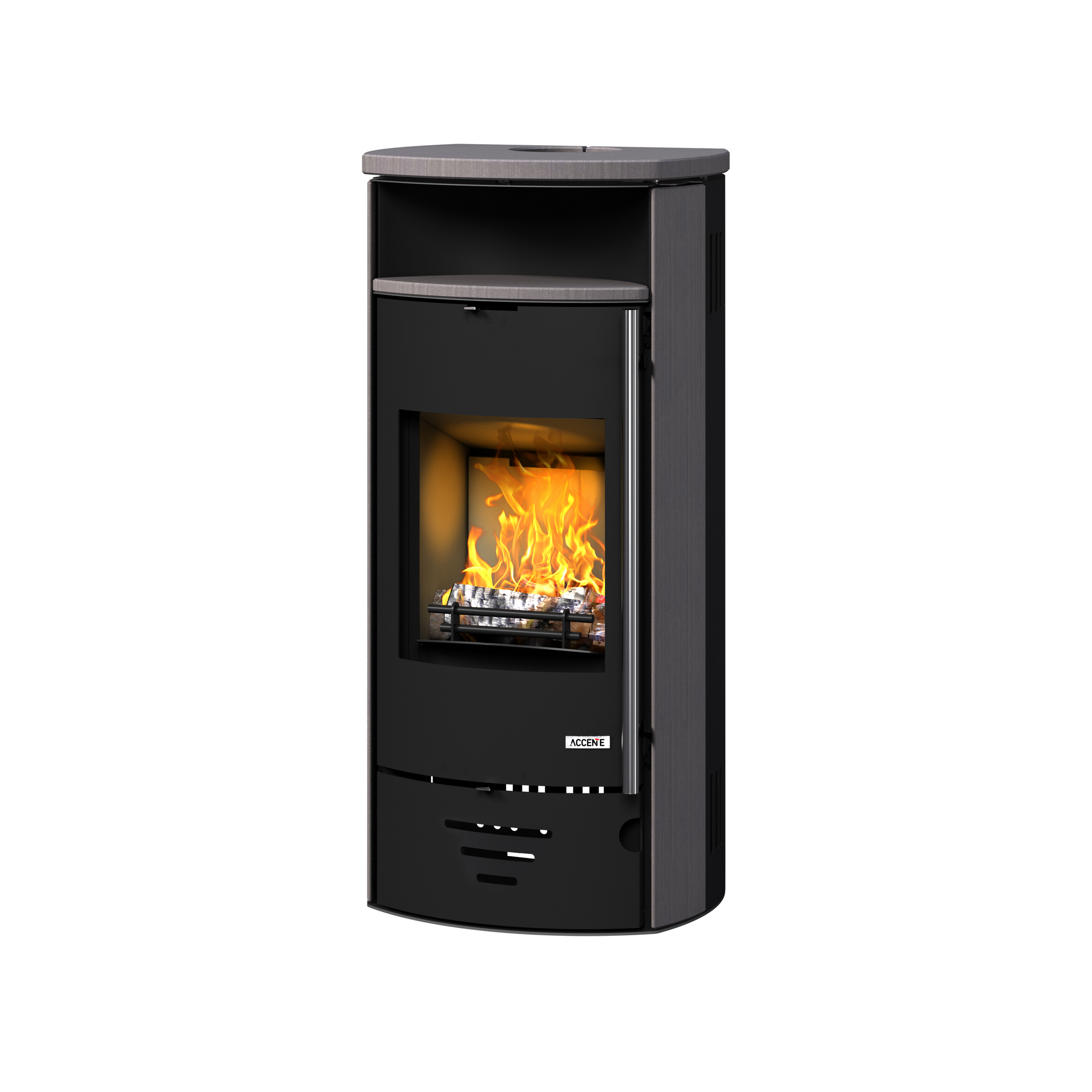 Accente International Kaminofen 'Casablanca 4.0 STS' schwarz 7 kW