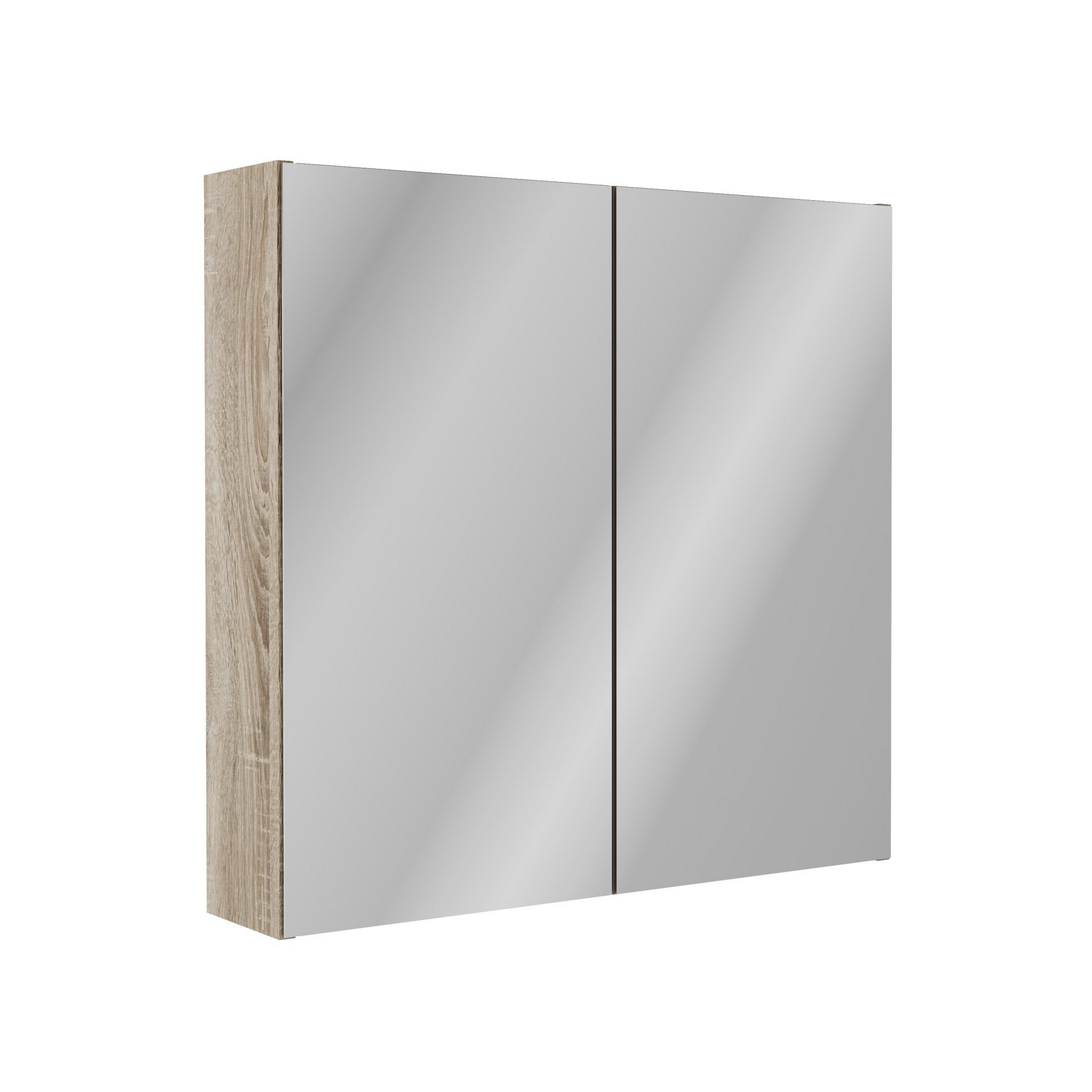 Fackelmann Spiegelschrank 'Compact Line' braun 70 x 68 x 15,6 cm