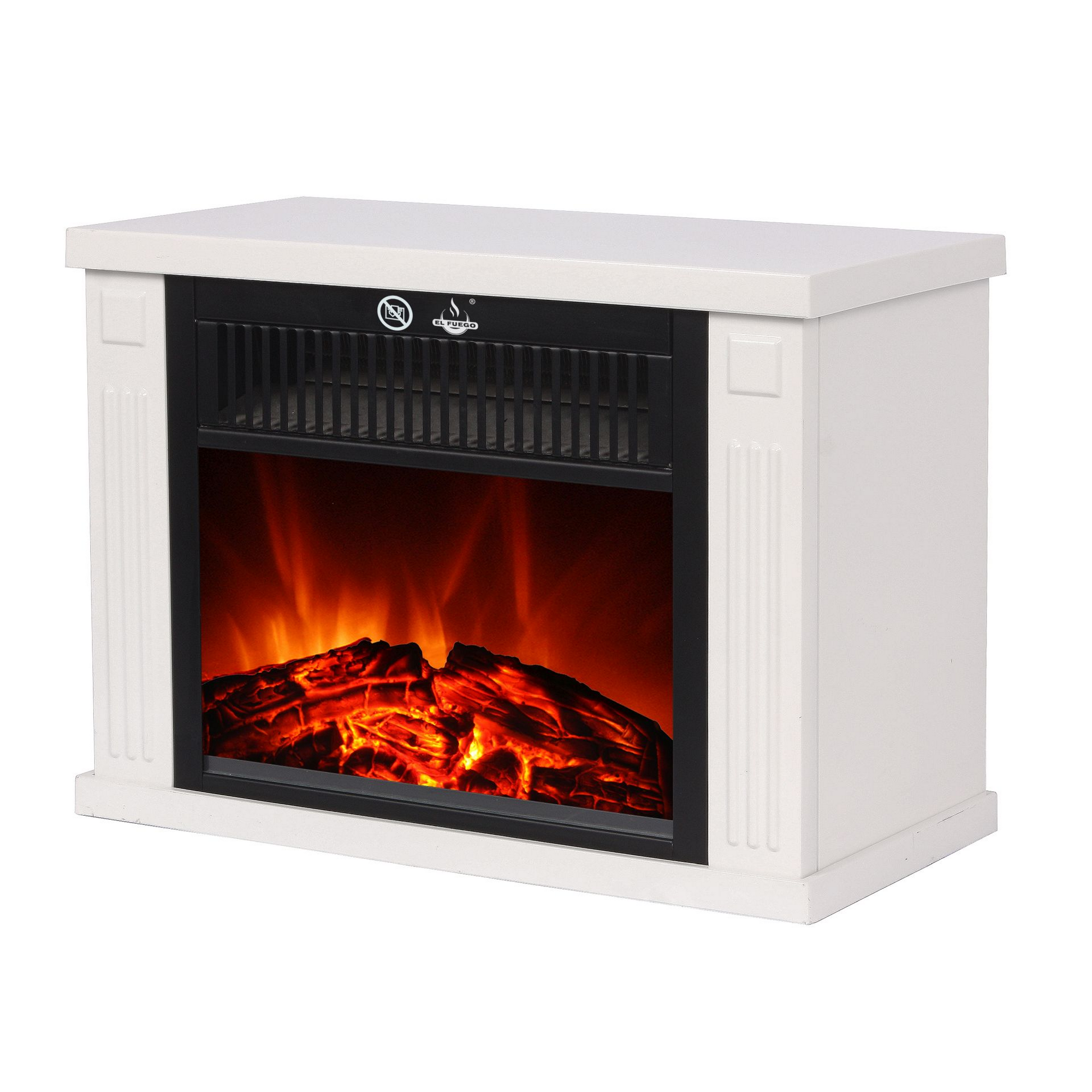 El Fuego Elektrokamin 'Brügge' weiß 1,2 kW