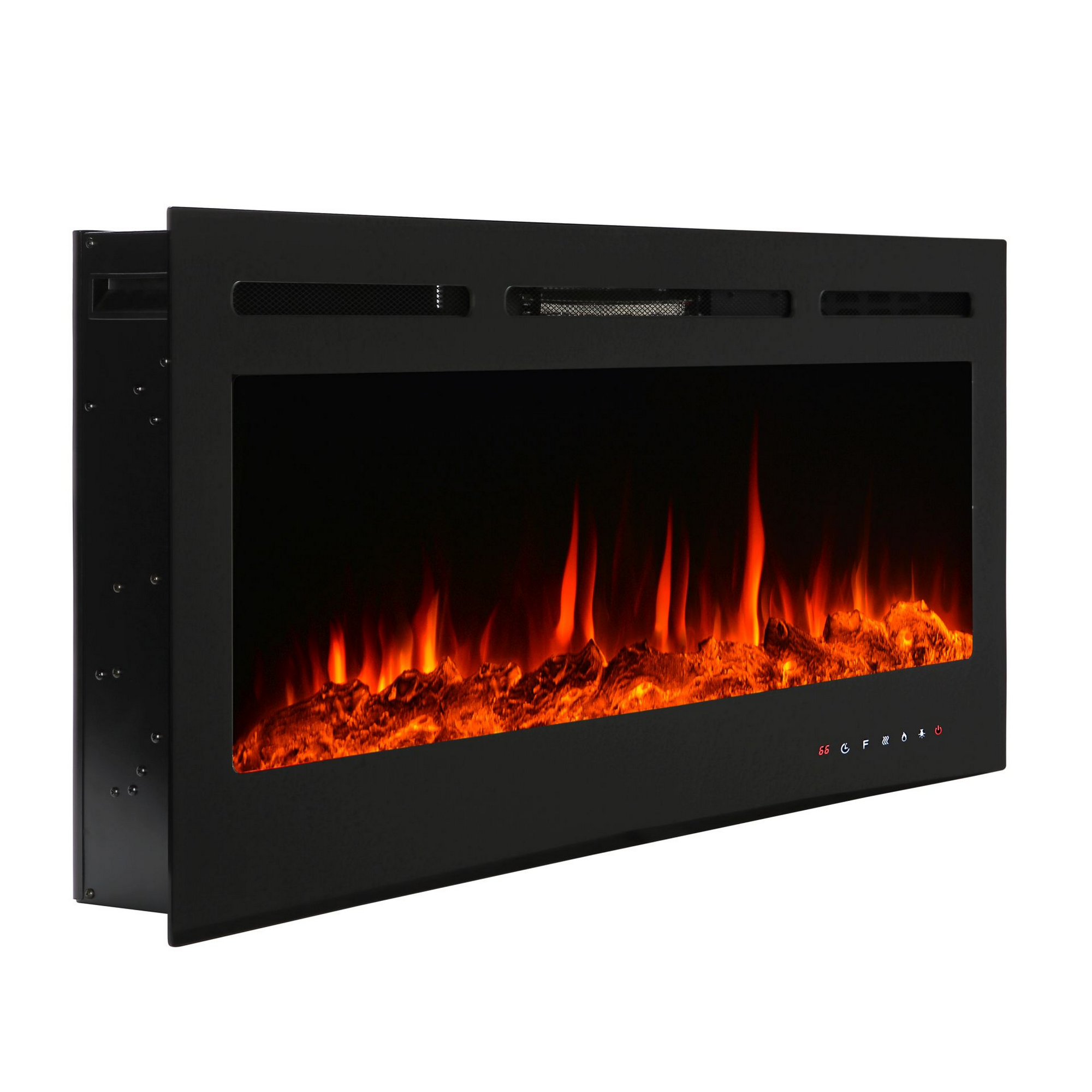 El Fuego Elektrokamin 'Luzern' schwarz 1,8 kW