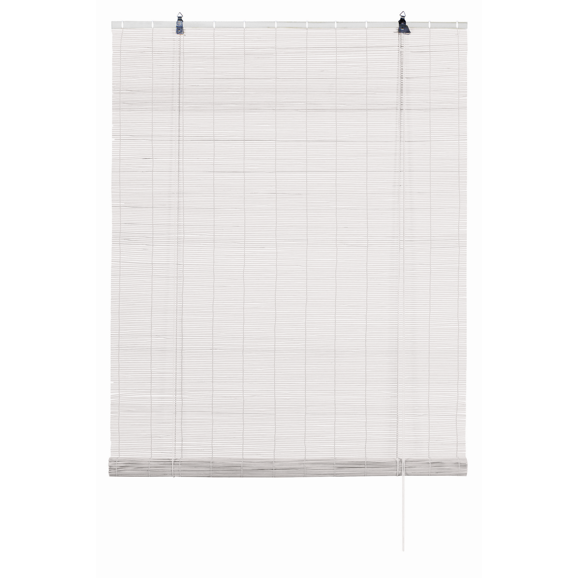 Bambus-Rollo weiß 60 x 160 cm