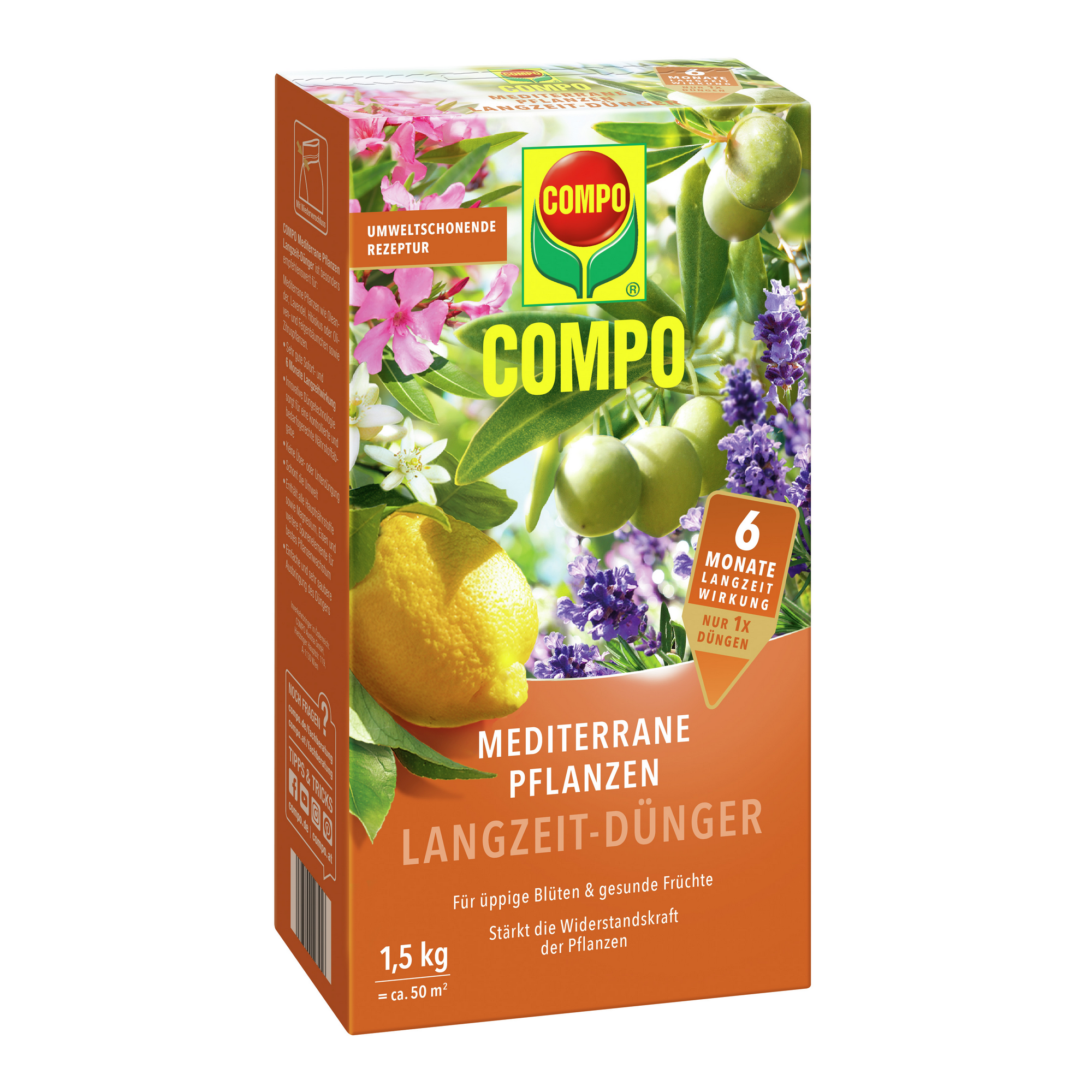 Compo Langzeit-Dünger für mediterrane Pflanzen 1,5 kg