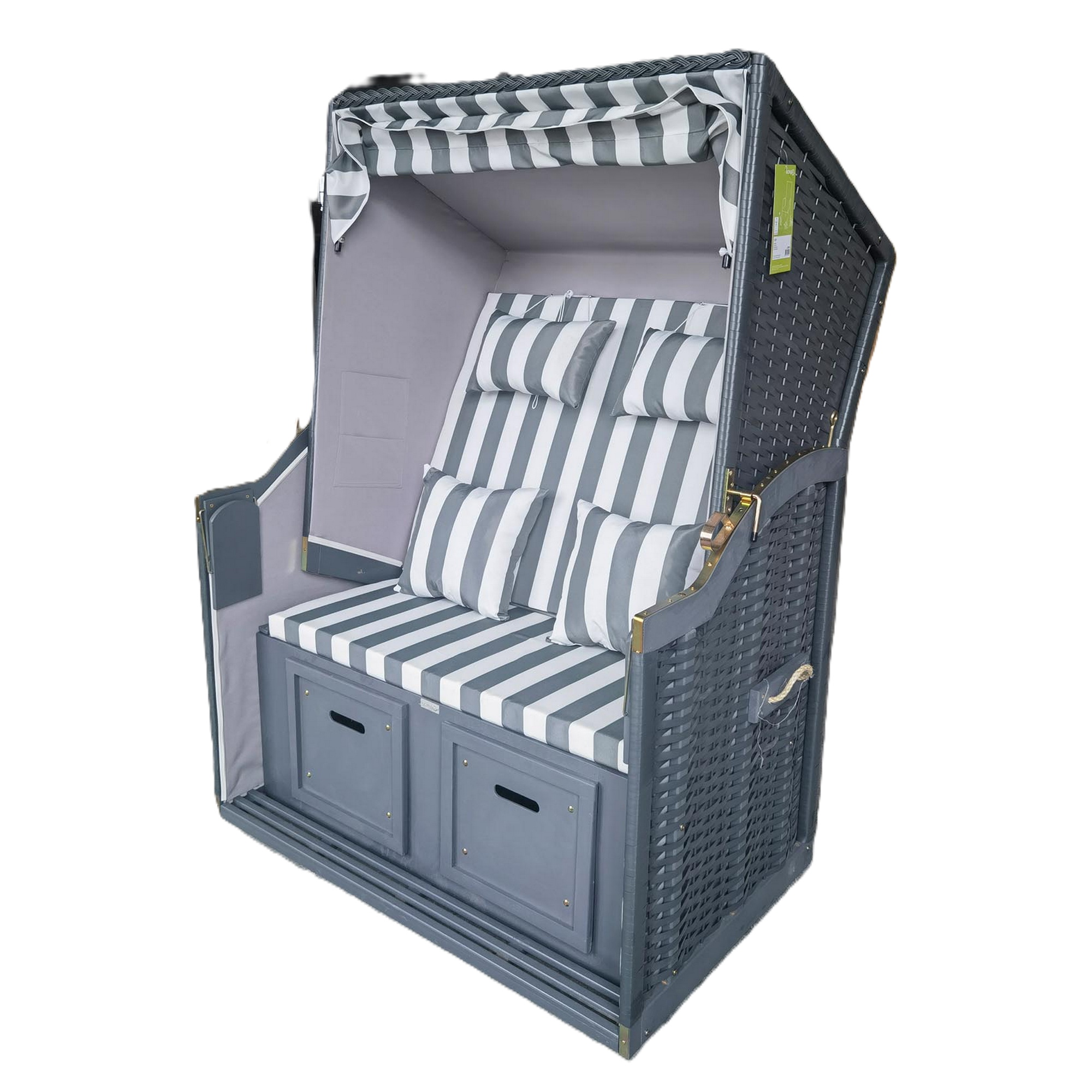 acamp Strandkorb 'Sylt' grau