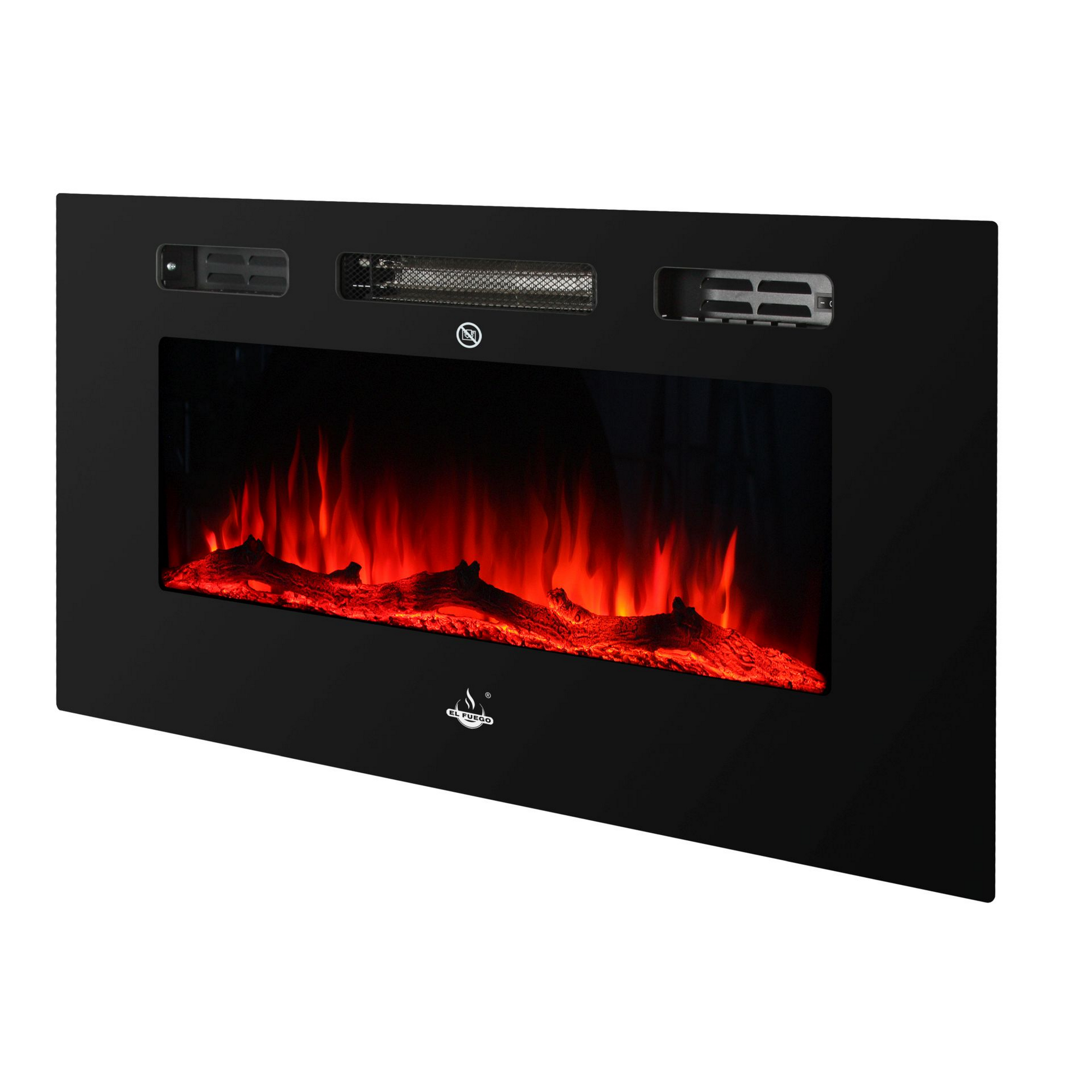 El Fuego Elektrokamin 'Bern' schwarz 1,8 kW
