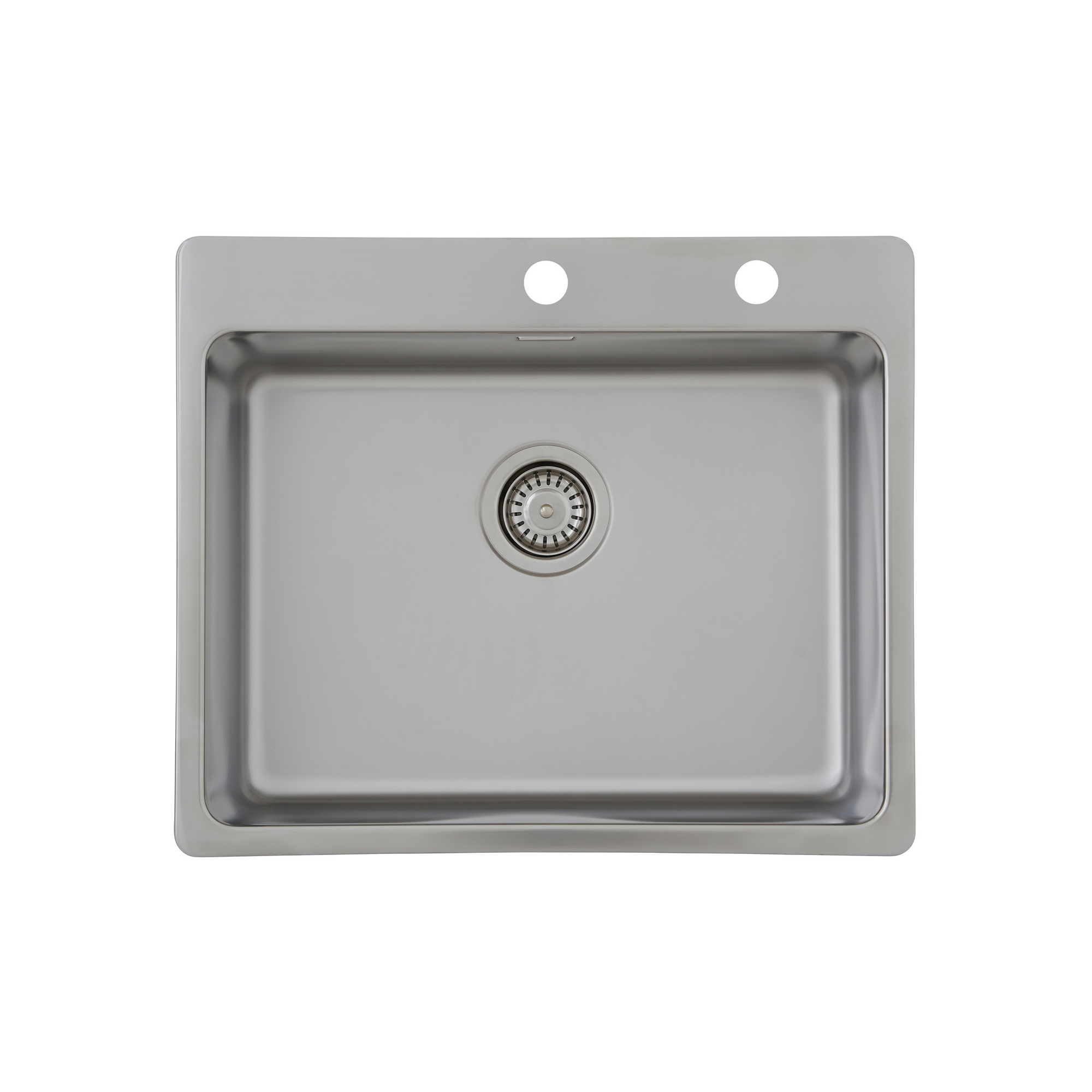 Respekta Einbauspüle 'Chicago' Edelstahl 60 x 50 cm