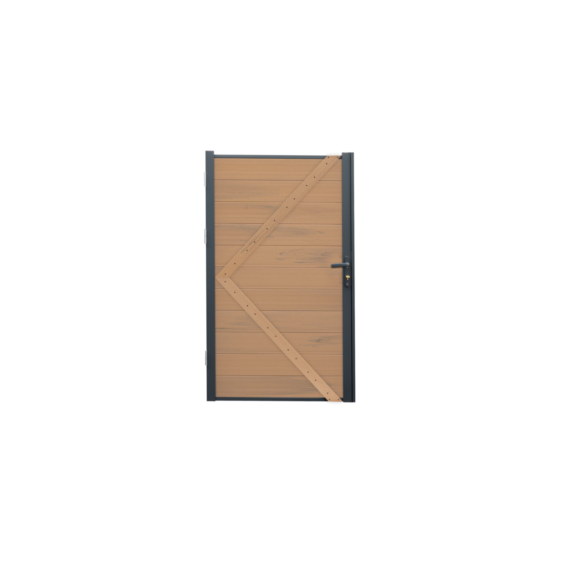 toom Zaun-Tor 'Tim' WPC sandfarben 103 x 175 x 16 cm