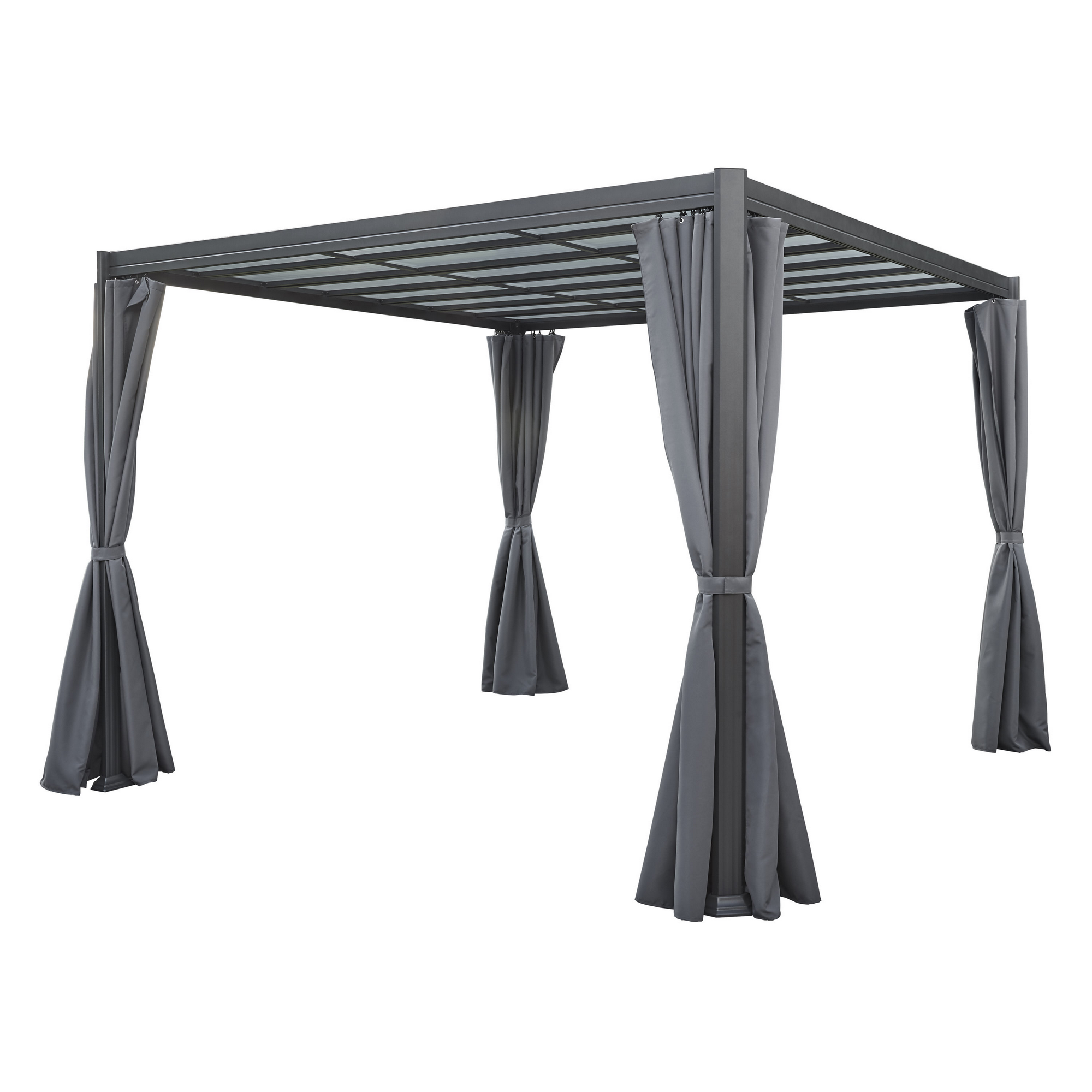 Pavillon 'Eva' grau 300 x 382 x 226 cm
