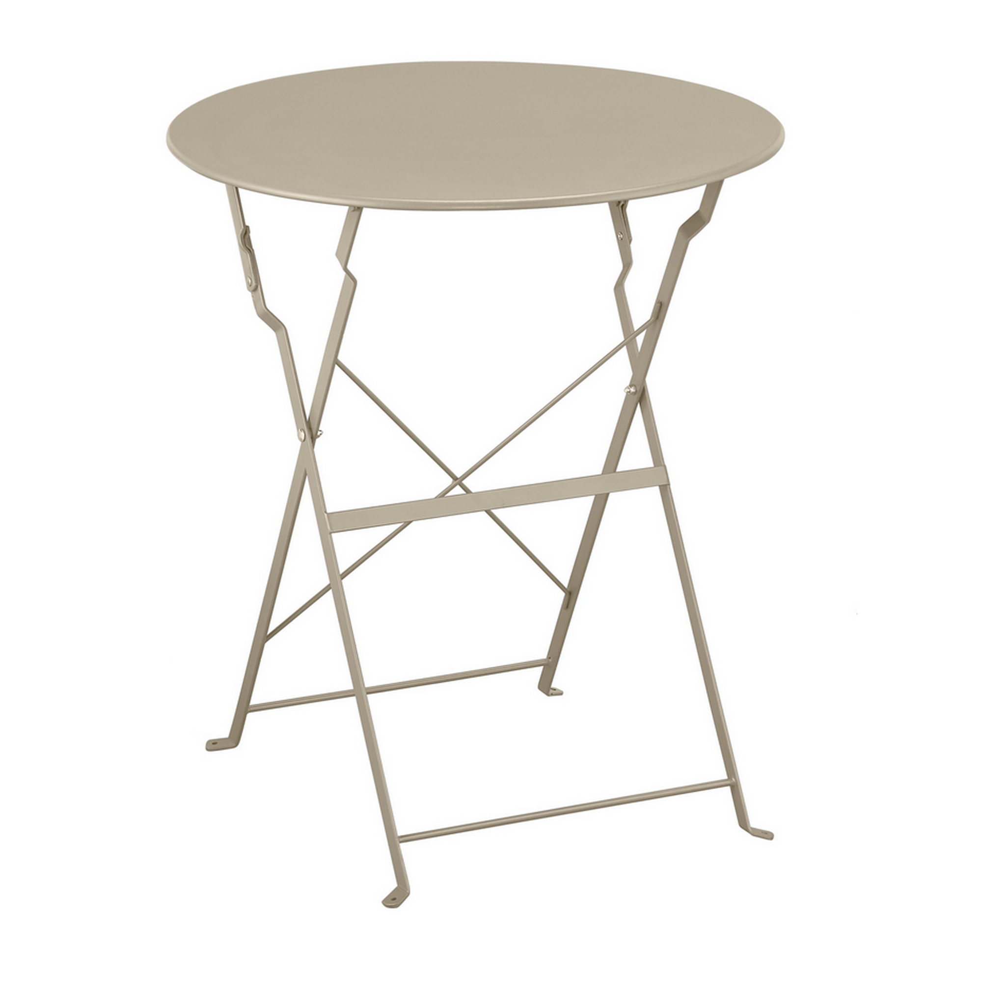 Klapptisch 'Nika' beige Ø 60 x70 cm
