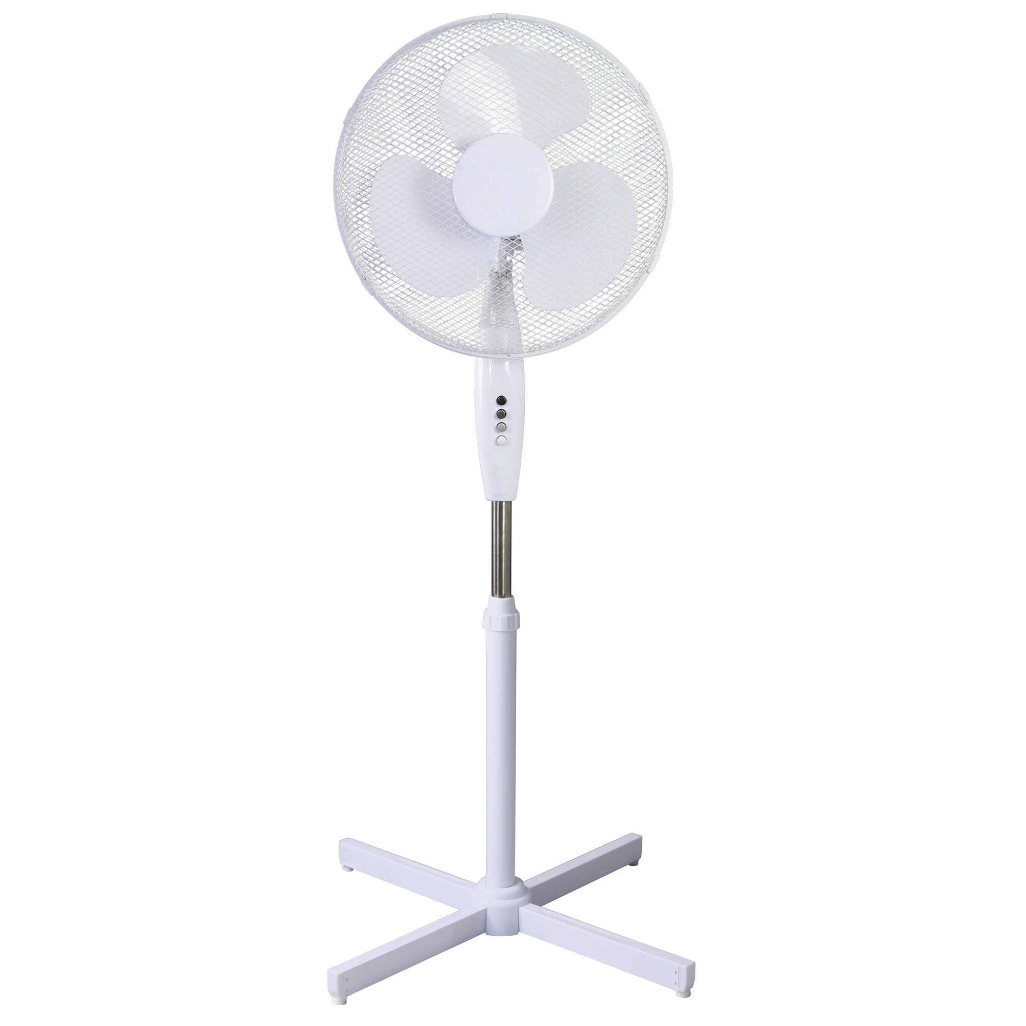 B1 Standventilator weiß oszillierend Ø 43 x 110-125 cm