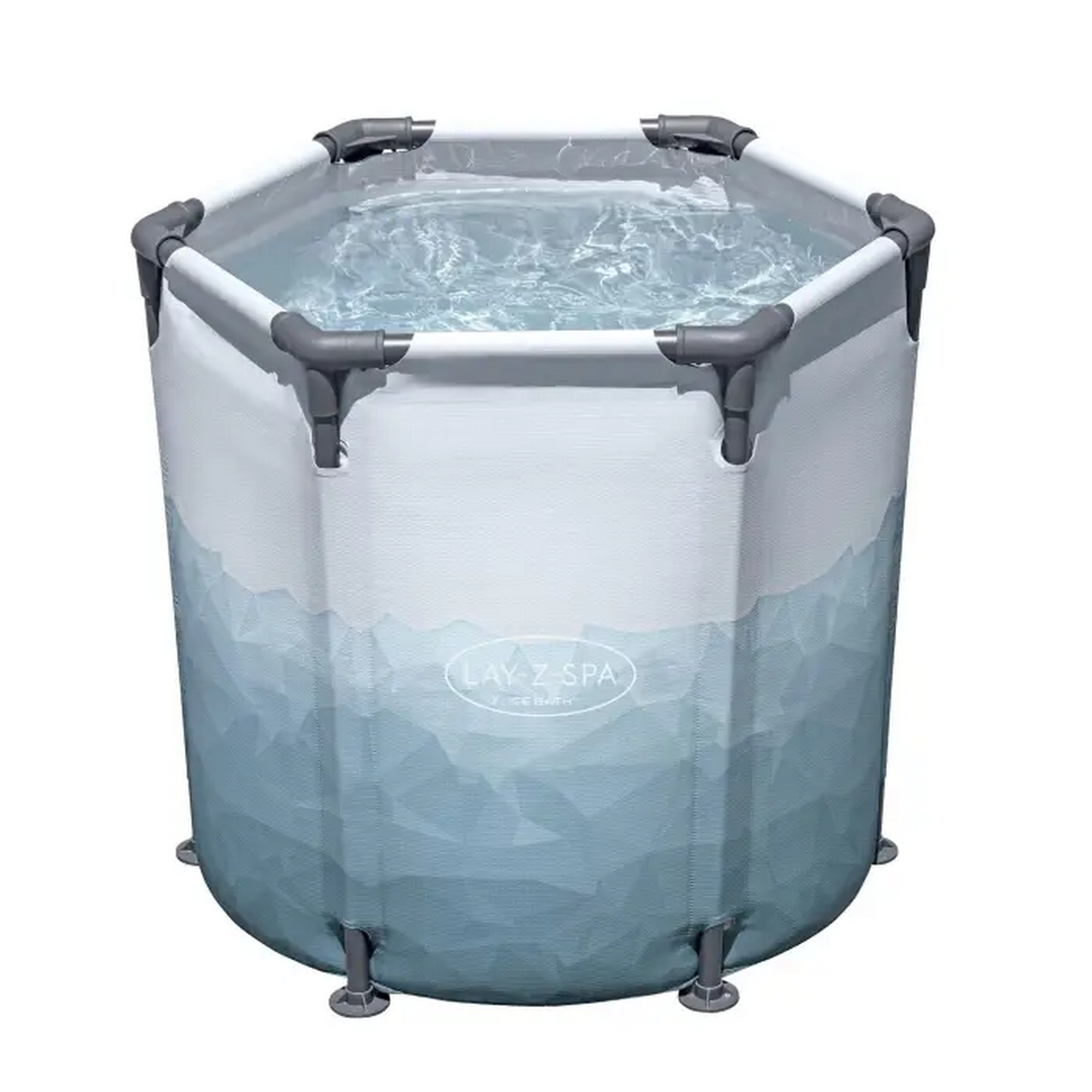 Bestway Eisbad 'Lay-Z-Spa Glacial Dip™' lichtgrau mit Eismuster Ø 90 x 80 cm
