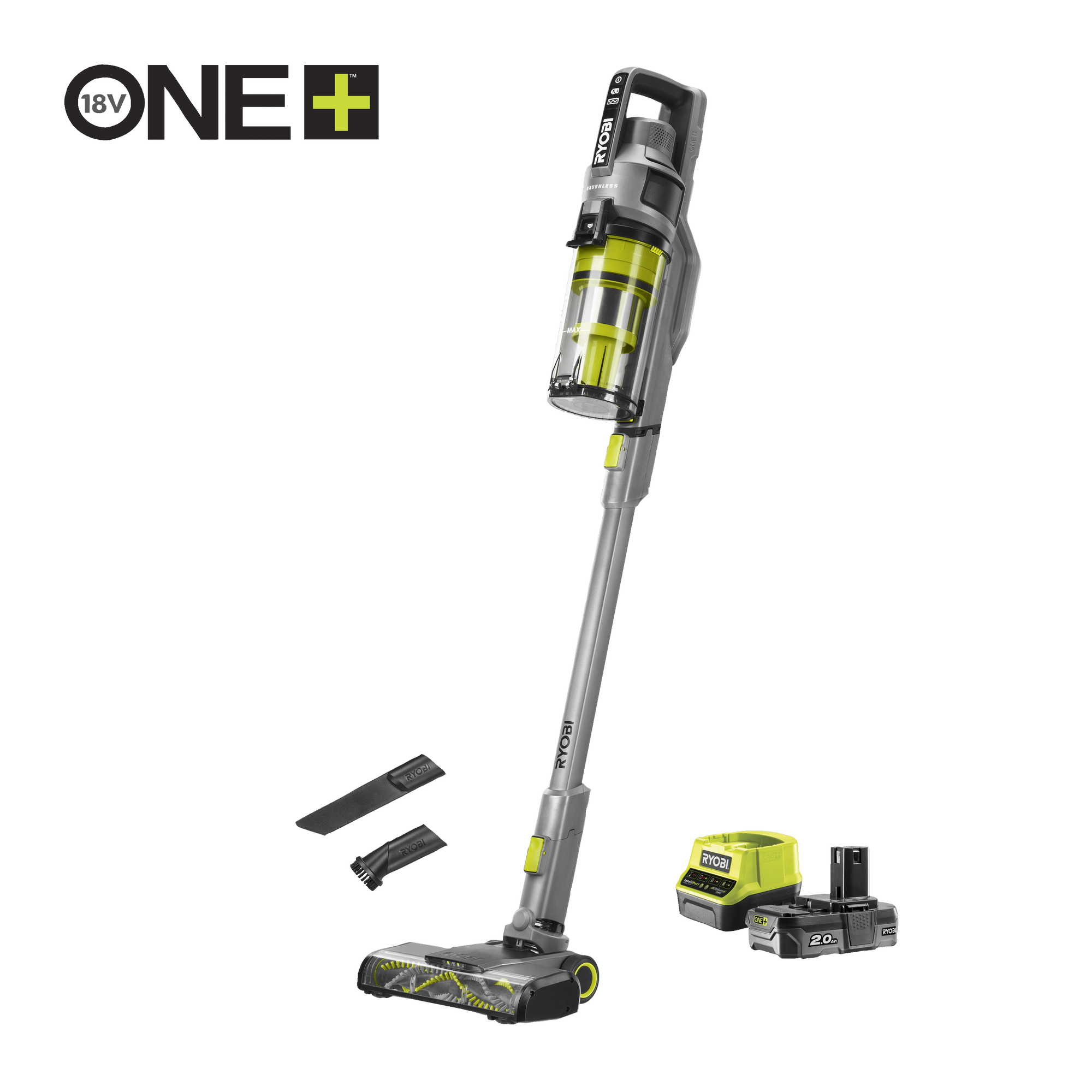 Ryobi Akku-Staubsauger 'One+ RSVS18-0' 18 V mit Akku und Ladegerät