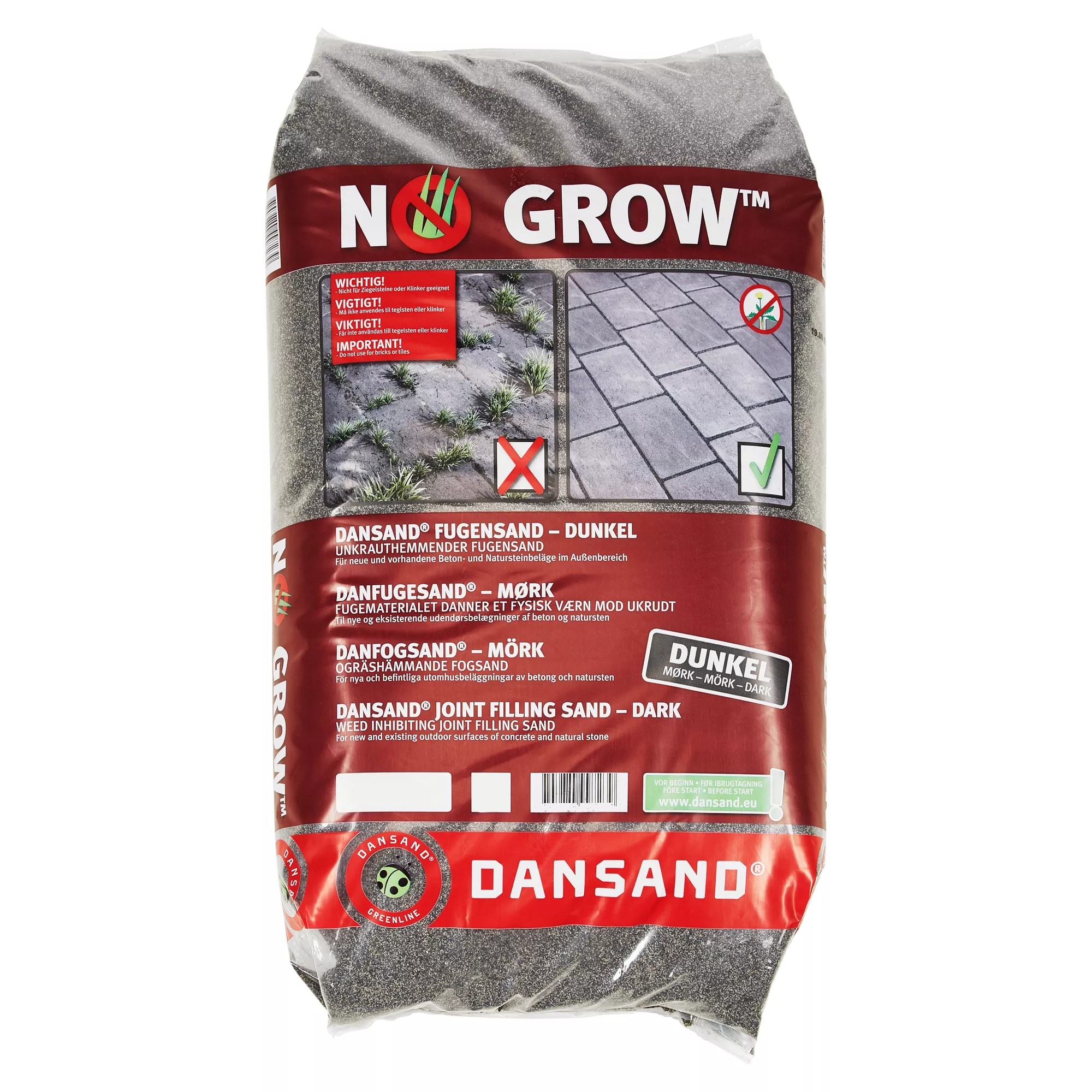 Dansand No Grow™ Fugensand anthrazit 22 kg