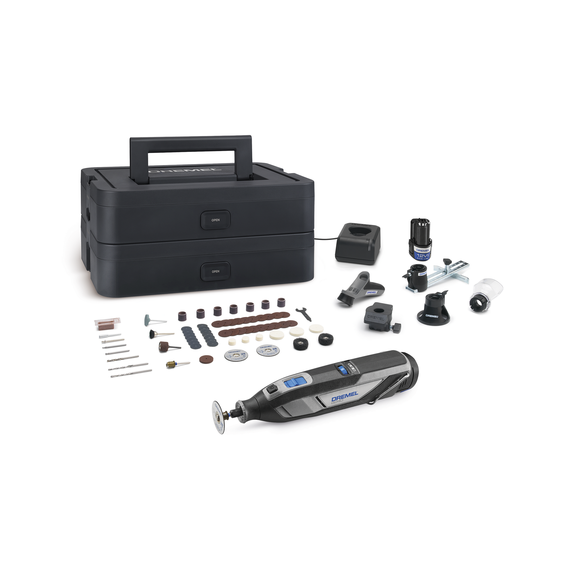 Dremel Akku-Multifunktionswerkzeug-Set '8240-5/65 Platinum+' 12 V mit Akku und Ladegerät