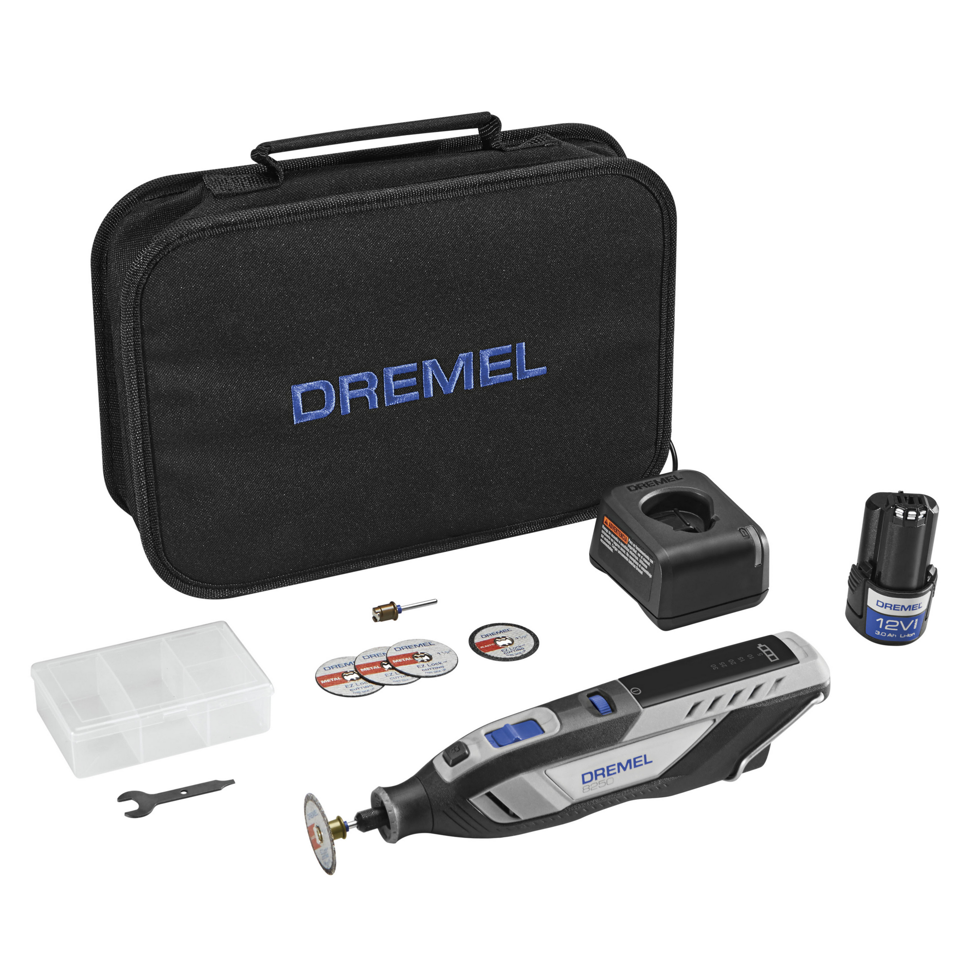 Dremel Akku-Multifunktionswerkzeug-Set '8250-5' 12 V mit Akku und Ladegerät