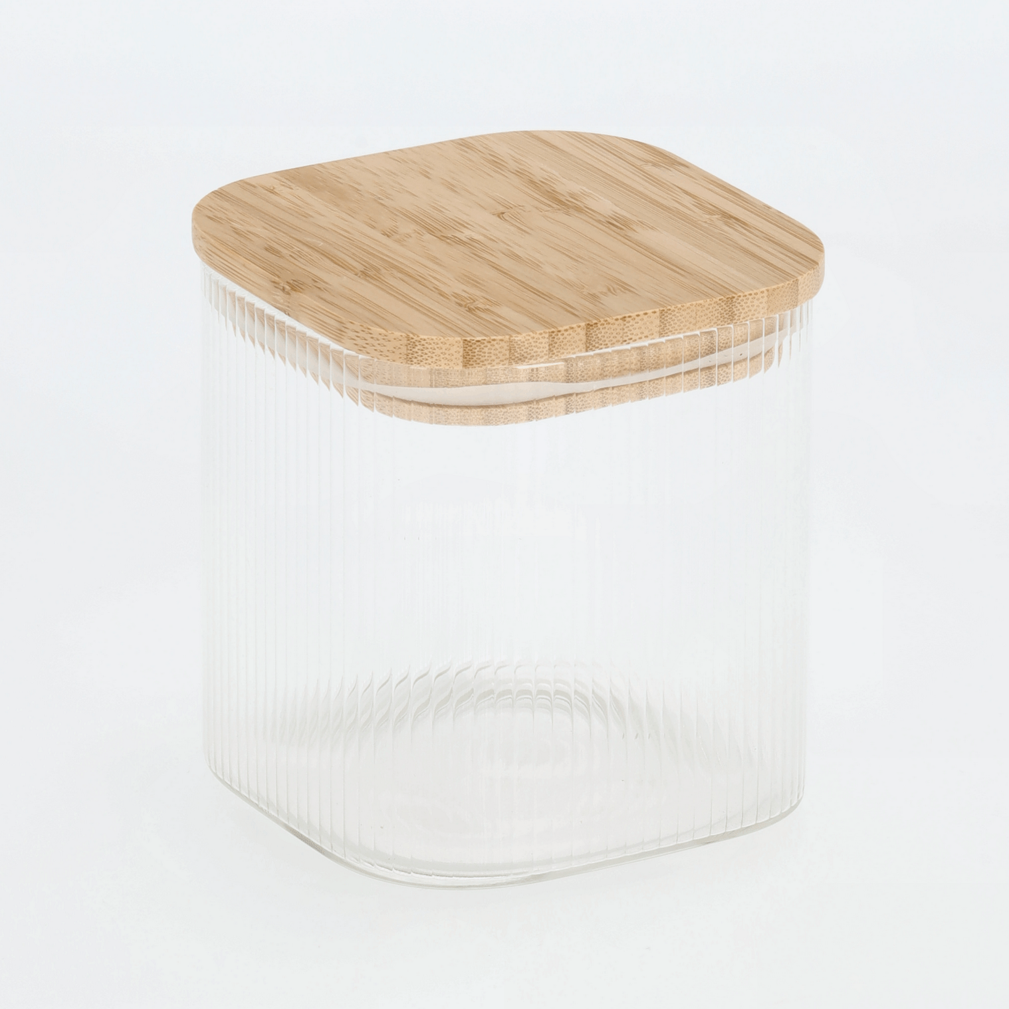 Zeller Vorratsglas mit Bambusdeckel 720 ml 10 x 10,7 x 10 cm