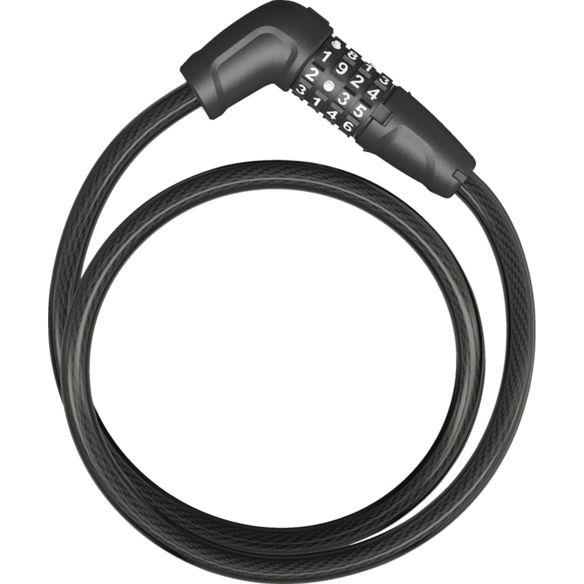 ABUS Kabelschloss 'Tresor 6412C' schwarz Ø 1,2 x 85 cm, mit Halterung SCMU