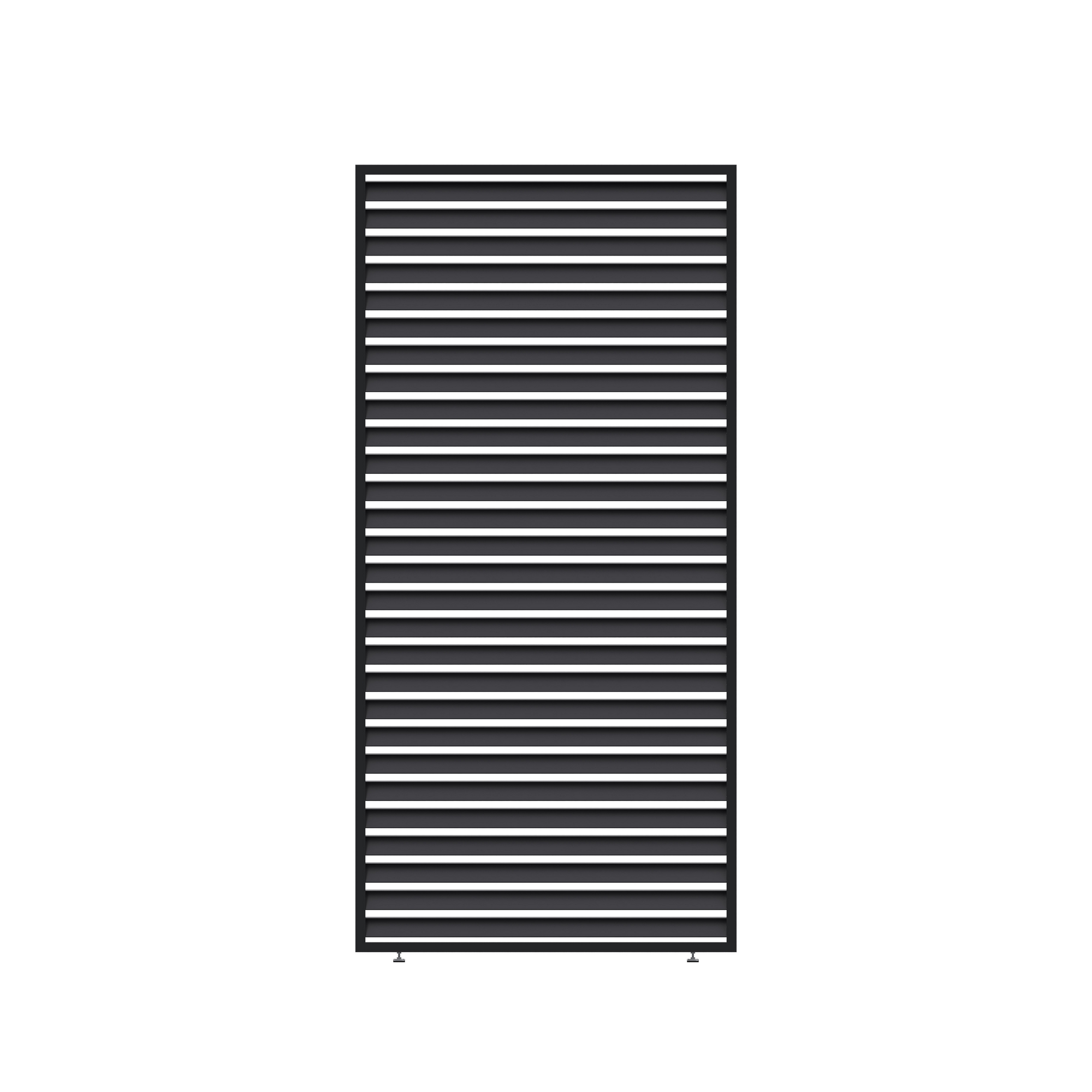 Paragon-Outdoor Lamellen Sichtschutz für Pergola 'Grand Tuscan 12' anthrazit 114 x 234 cm