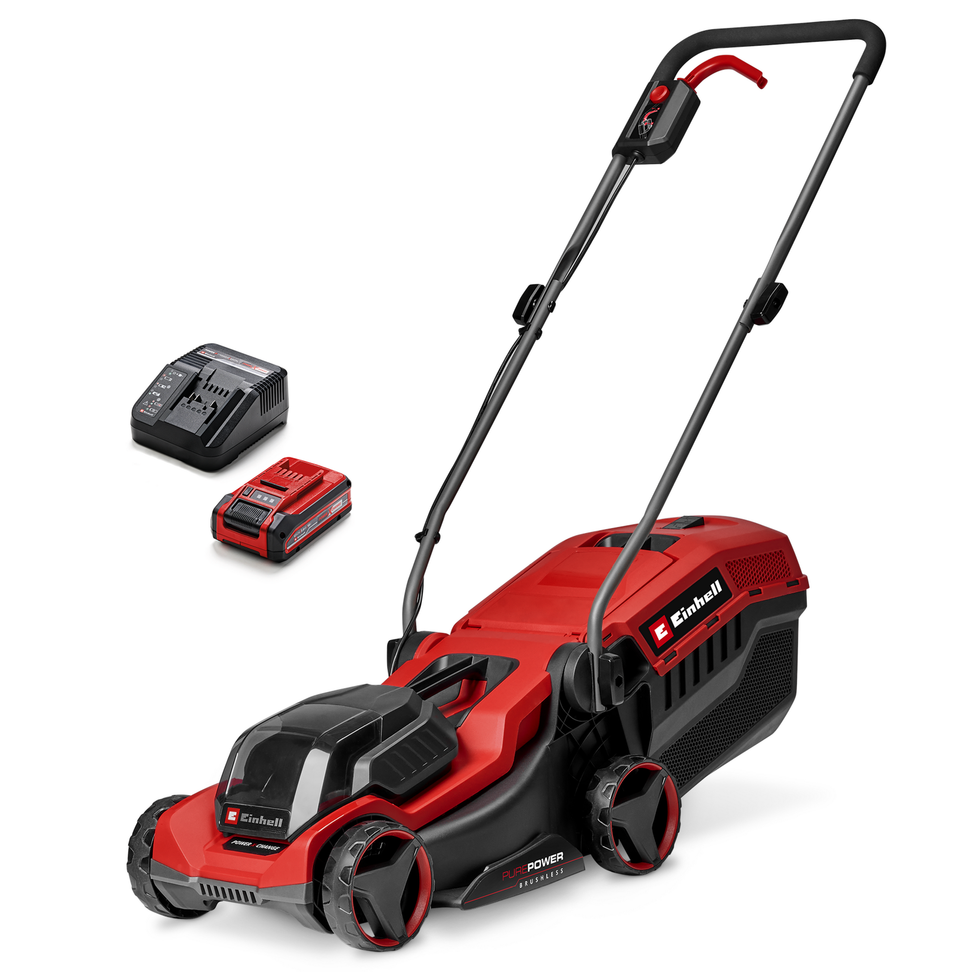 Einhell Akku-Rasenmäher 'GE-CM 18/30-1 Li BL' mit Akku und Ladegerät