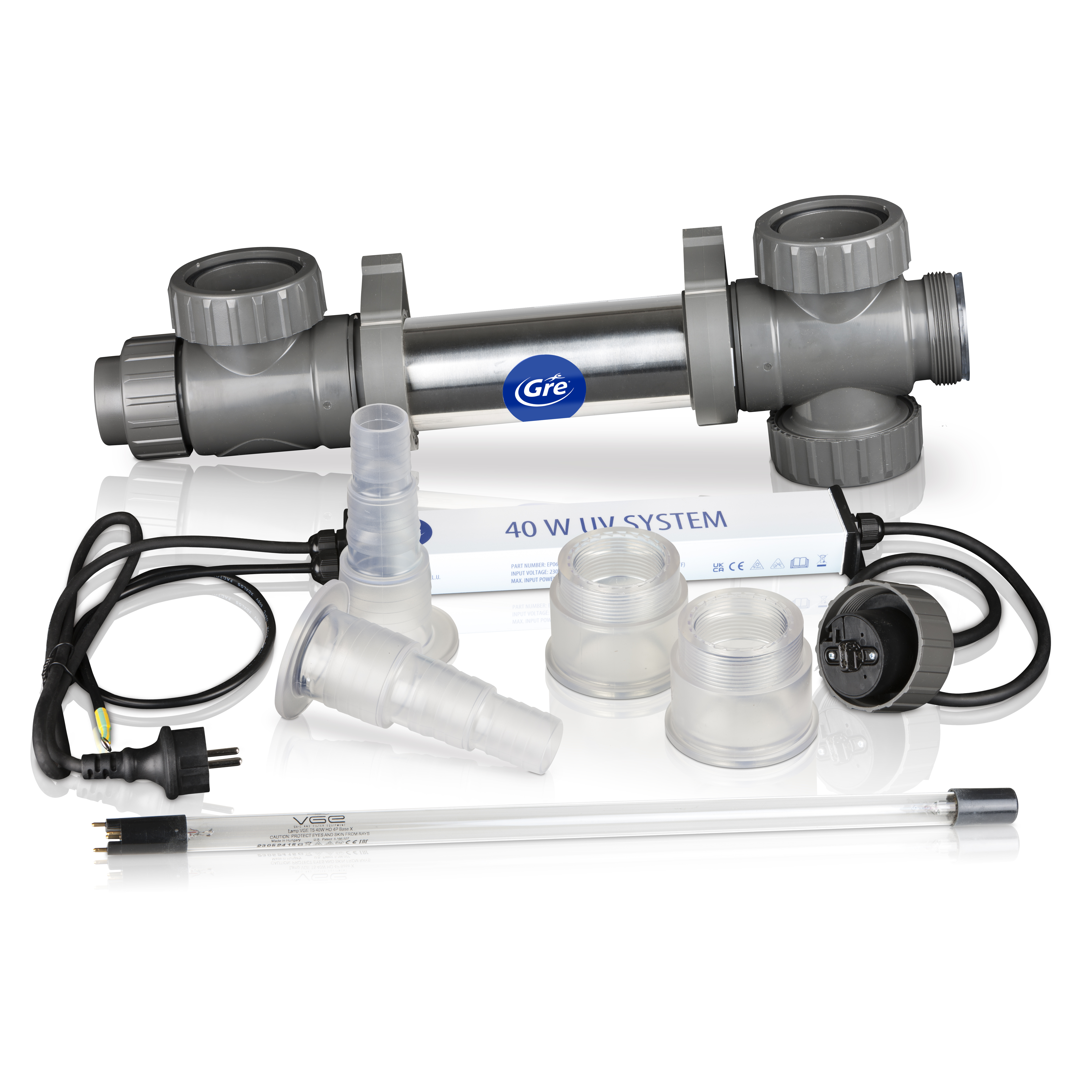 GRE UV-Desinfektionssystem 'C-UV' für Pools bis zu 40m²