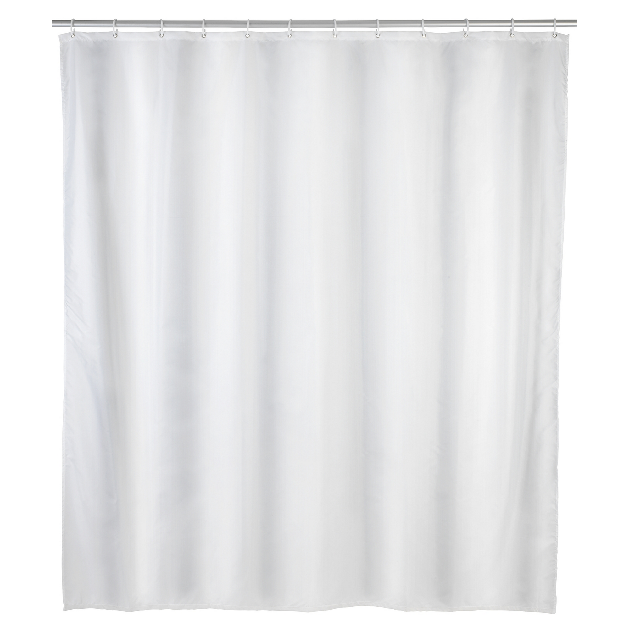 Schöner Wohnen Kollektion Duschvorhang 'Nes' Textil weiß 120 x 200 cm