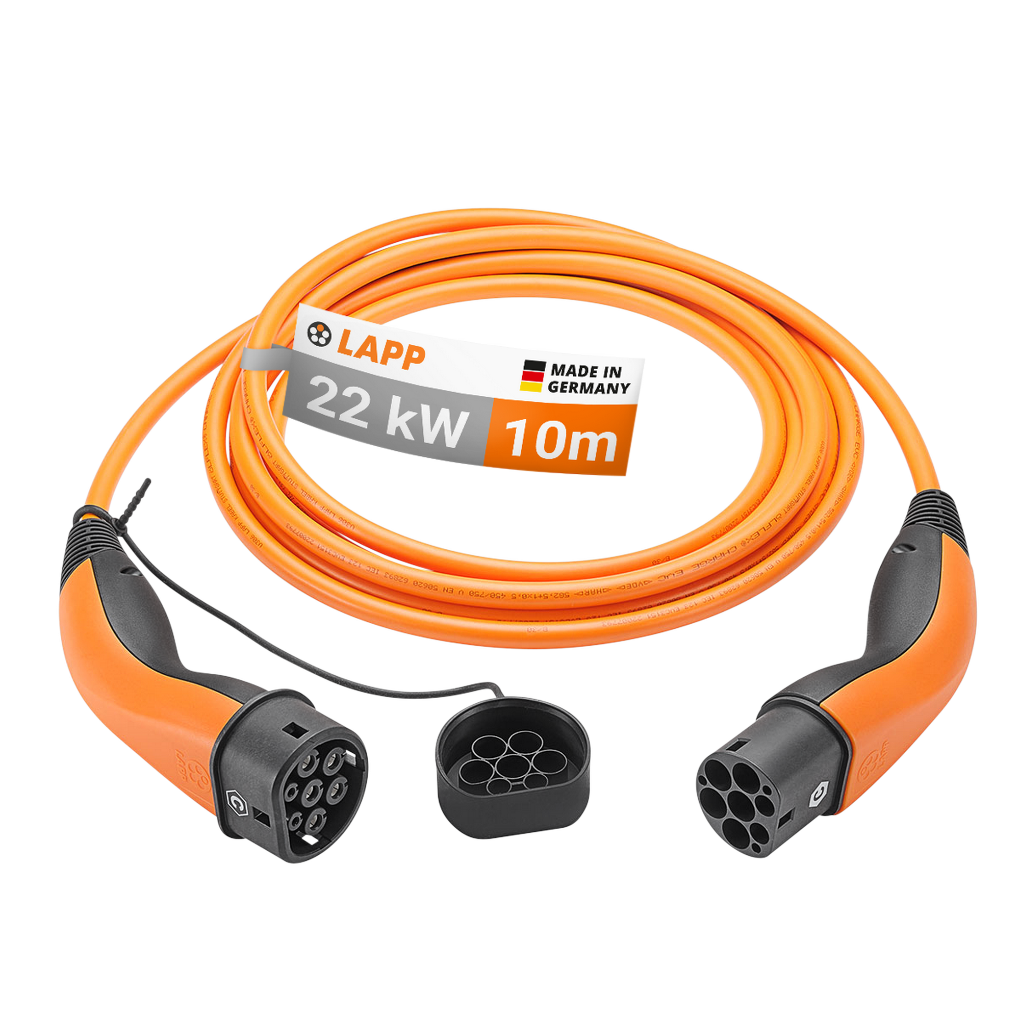 LAPP Standard-Ladekabel Typ 2 für Elektro- und Hybridfahrzeuge bis zu 22 kW 10 m