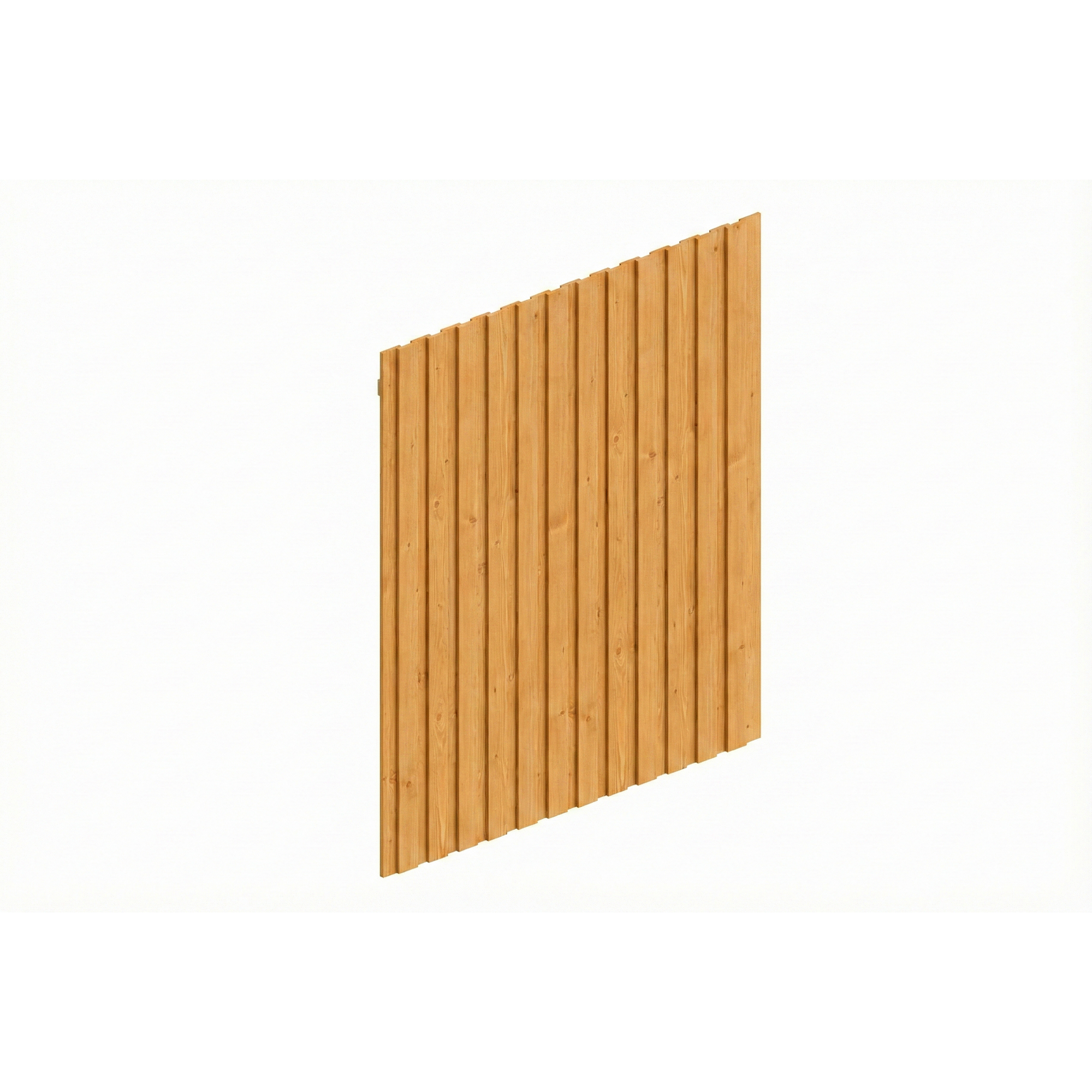 SKAN HOLZ Carport-Seitenwand Deckelschalung Eiche hell 230 x 330 cm