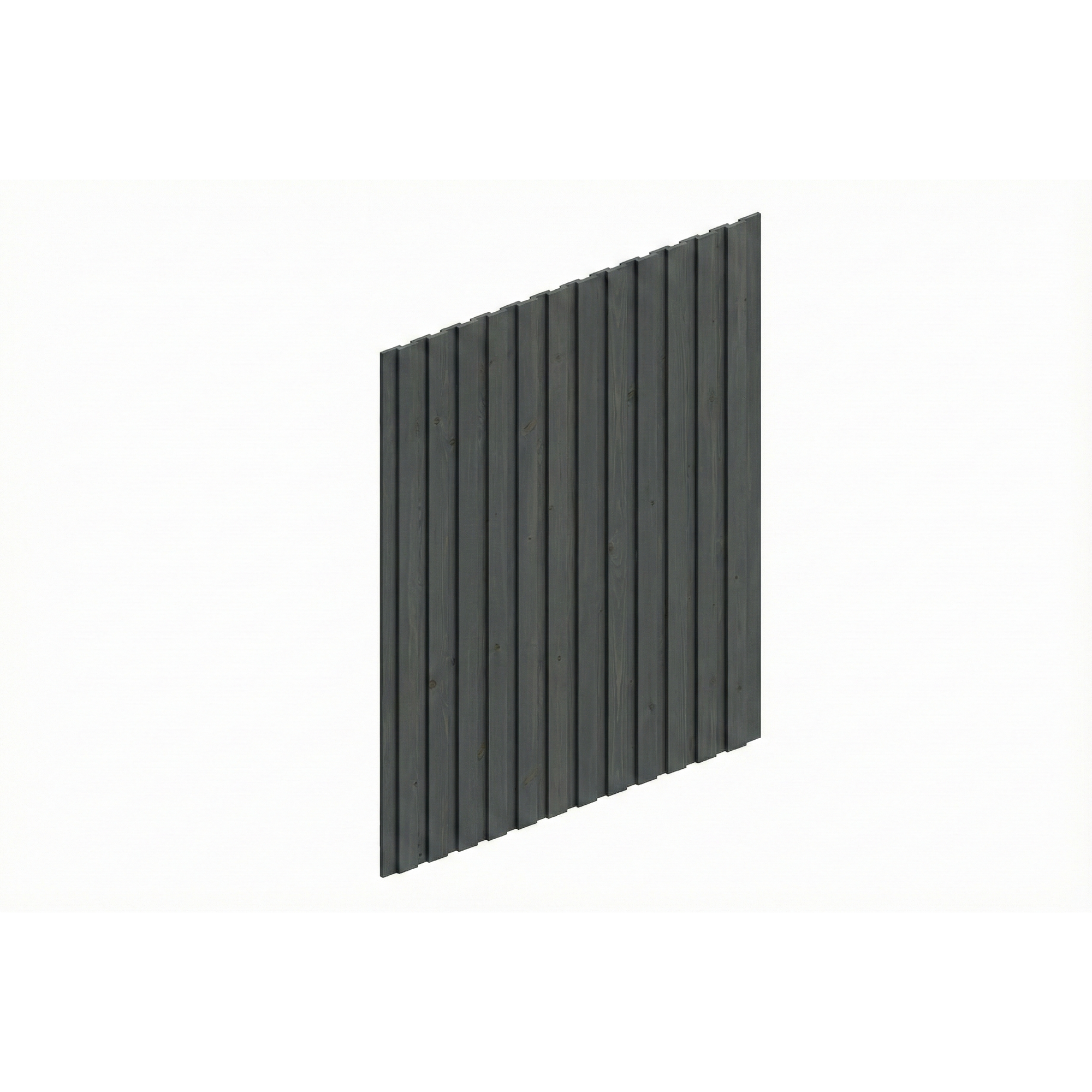 SKAN HOLZ Carport-Seitenwand Deckelschalung schiefergrau 230 x 330 cm