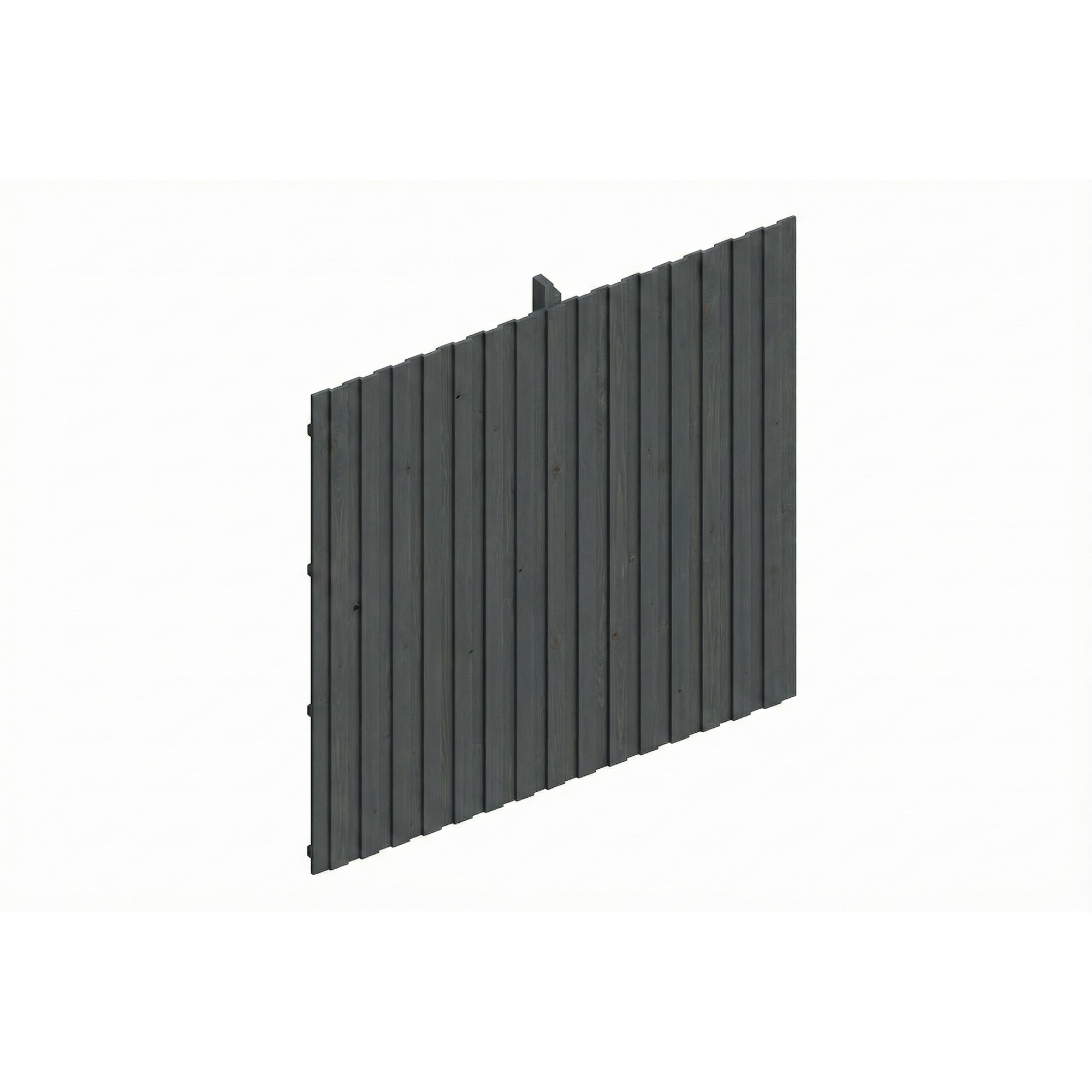 SKAN HOLZ Carport-Rückwand Deckelschalung schiefergrau 362 x 330 cm