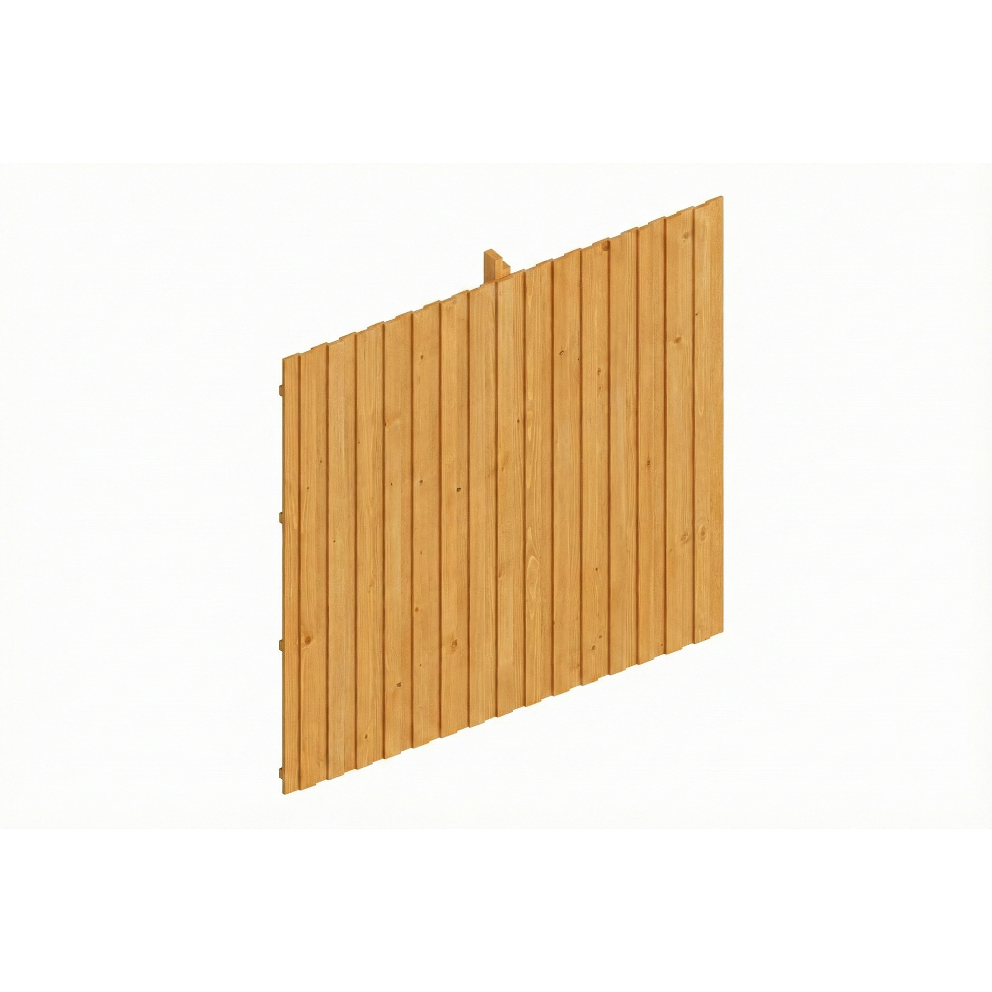SKAN HOLZ Carport-Rückwand Deckelschalung Eiche hell 362 x 330 cm