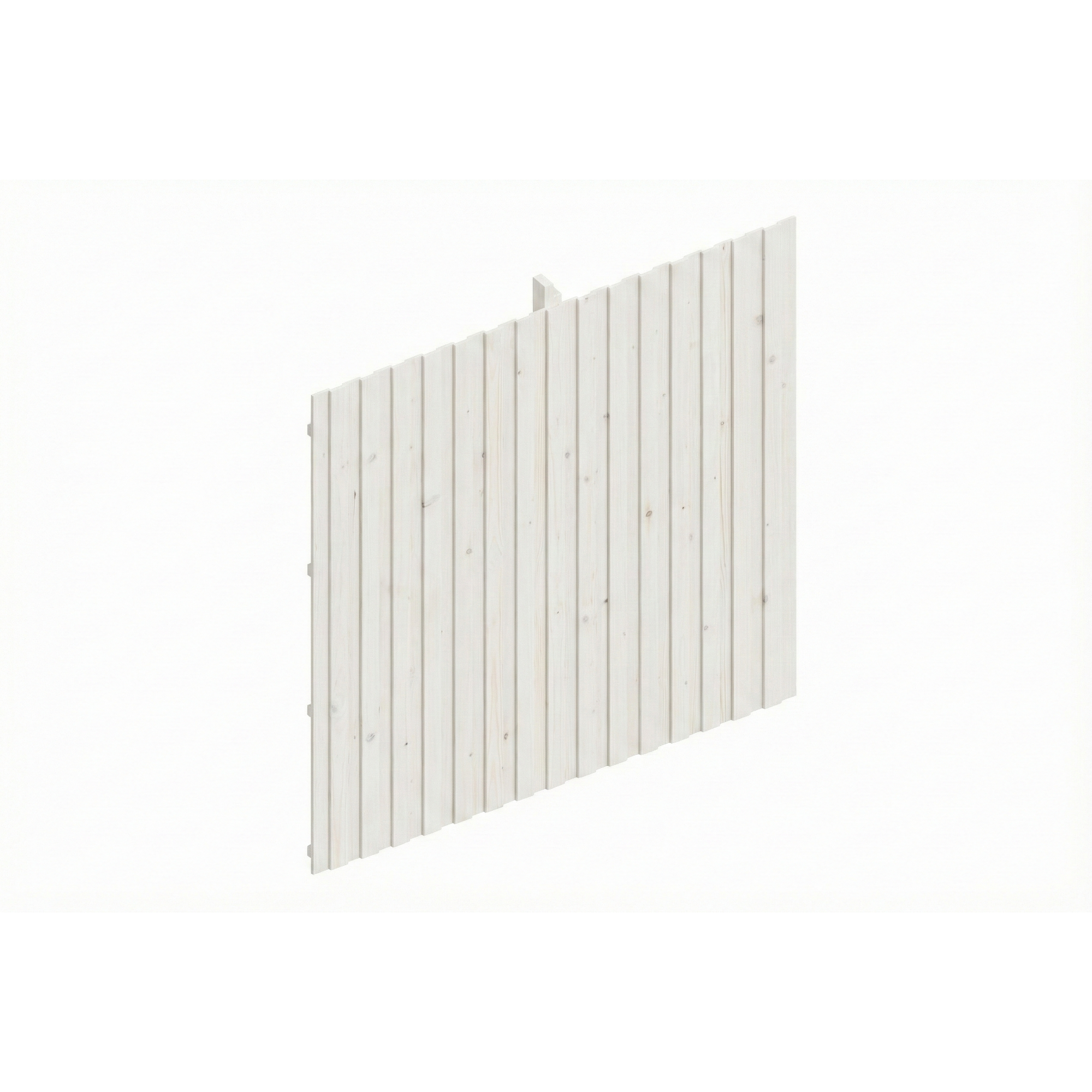 SKAN HOLZ Carport-Rückwand Deckelschalung weiß 362 x 330 cm