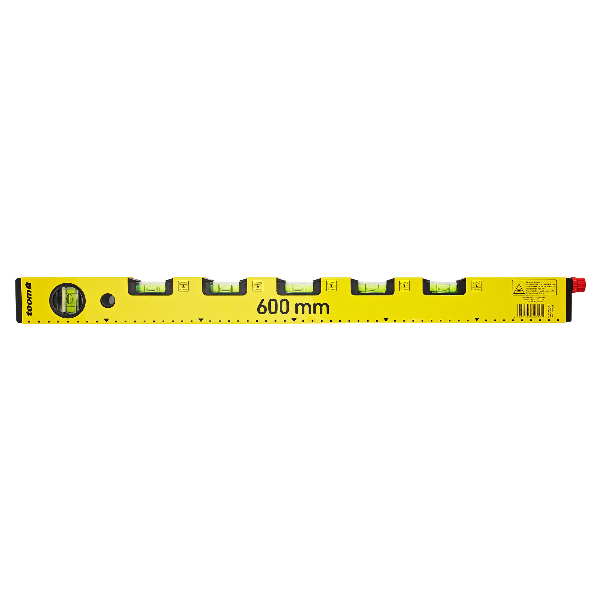 toom Laser-Wasserwaage 60 cm