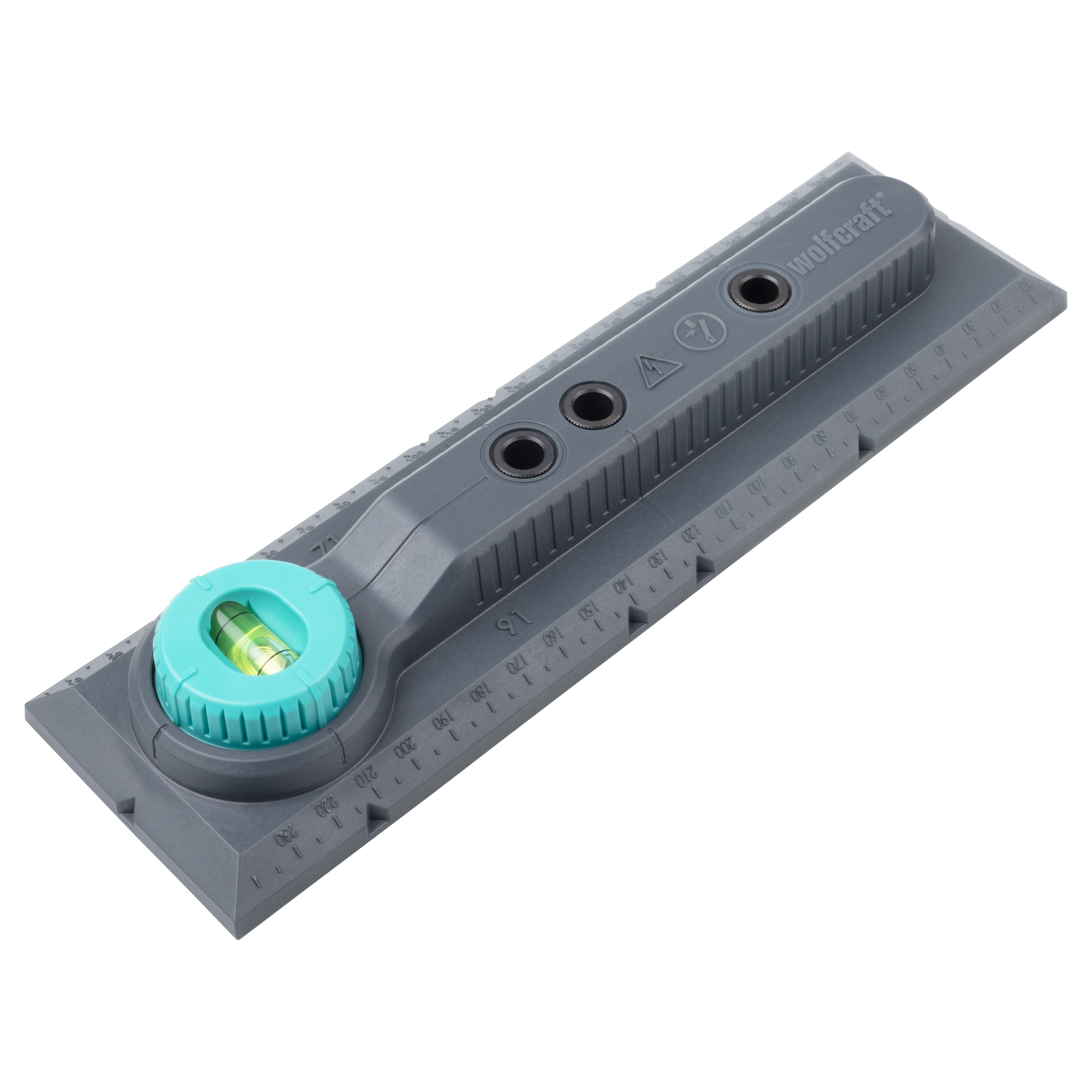 wolfcraft Markier- und Anbohrschablone 'Drill-Jig Elektro'