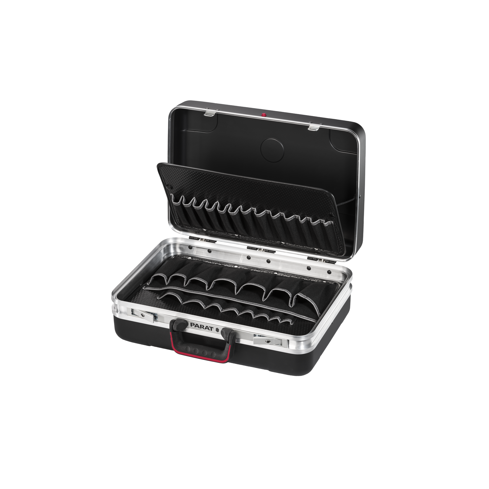 Parat Werkzeugkoffer 'Silver' Plus schwarz 48 x 18 x 35 cm