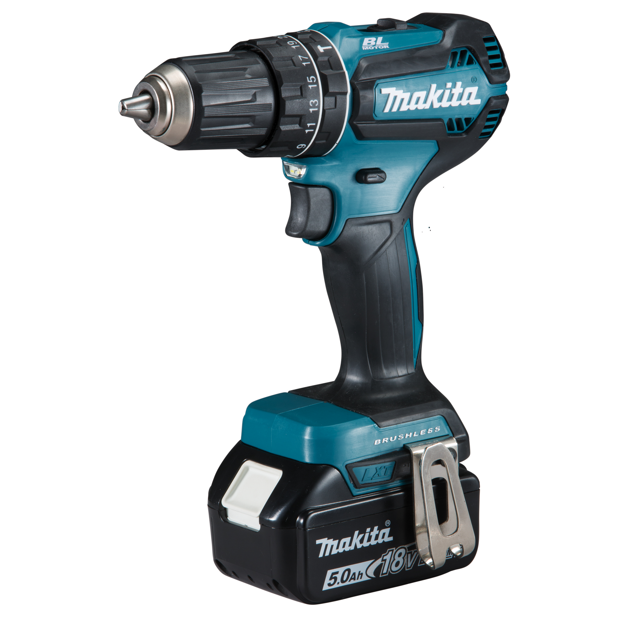 Makita Akku-Schlagbohrschrauber 'DHP485RTJ' mit 2 Akkus, 18 V