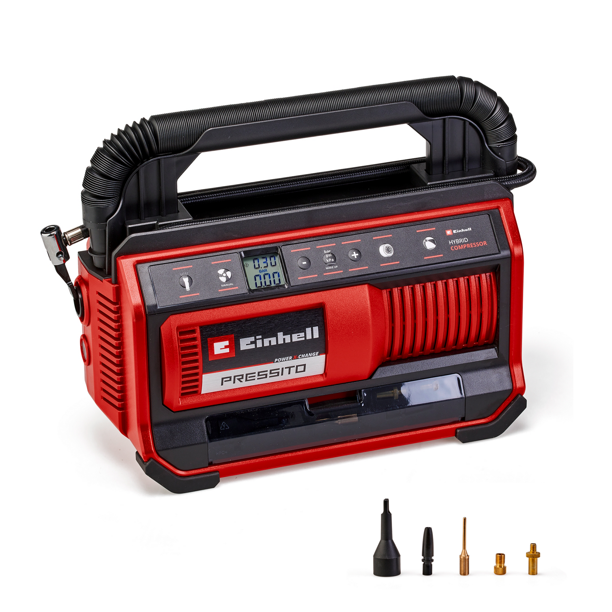 Einhell Hybrid-Kompressor 'Pressito 18/25 Hybrid' 11 bar ohne Akku, Power X-Change