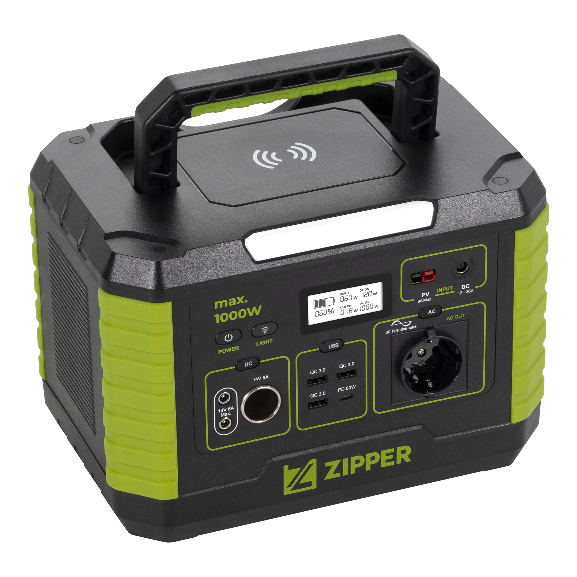 Zipper Powerstation 'ZI-PS1000' 230 V 1000 W