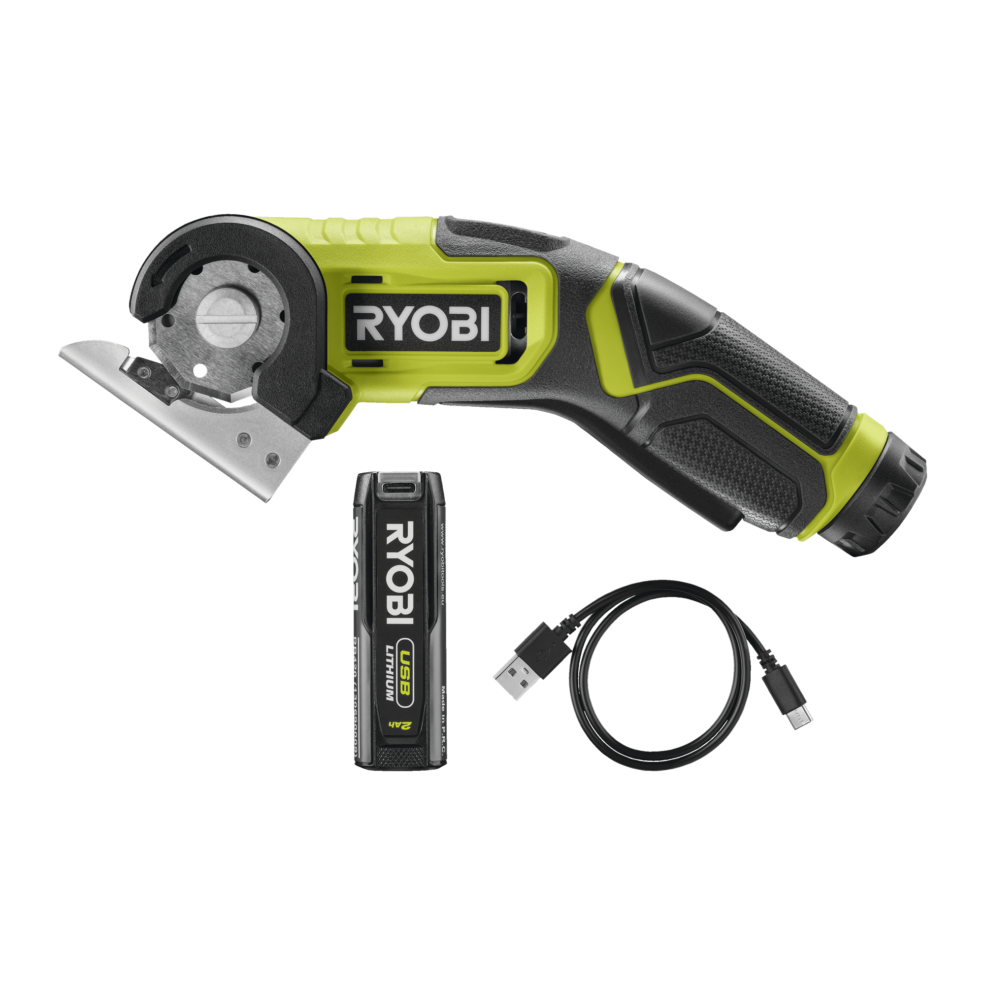 Ryobi Akku-Universalschere 'USB-Lithium' 4 V mit Akku und Ladekabel