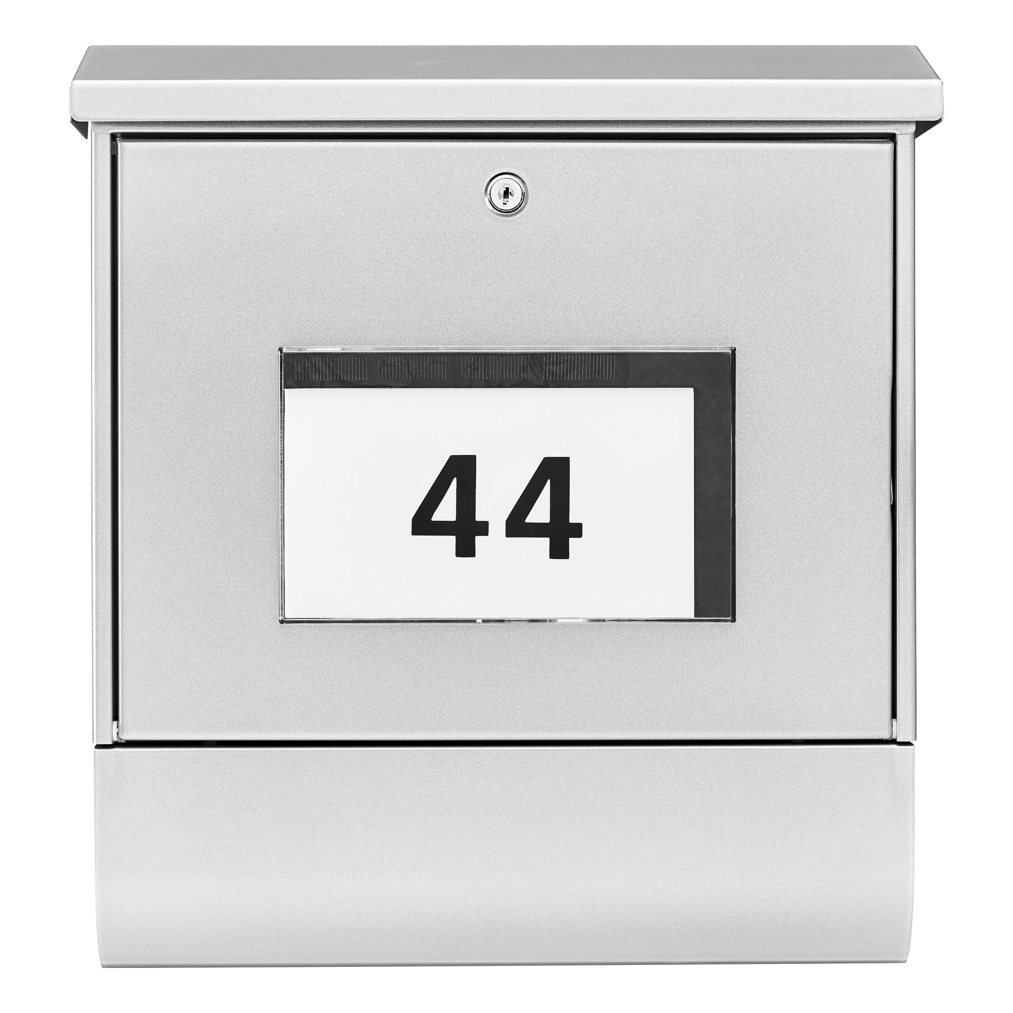 Burg-Wächter Briefkasten 'Malaga 4400 SI' silbern  37,7 x 42 x 11,5 cm