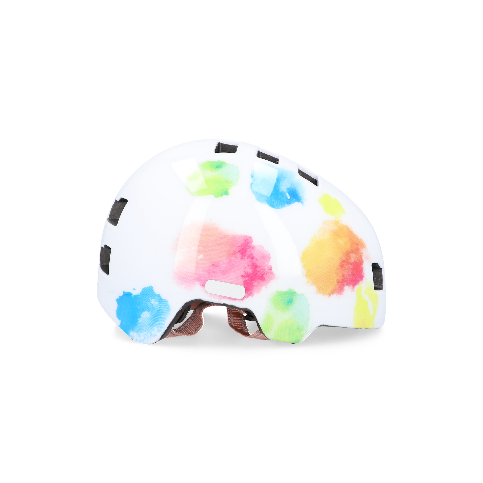 Fischer Fahrrad Fahrradhelm 'BMX Kinder Plus Splash' weiß/mehrfarbig S/M