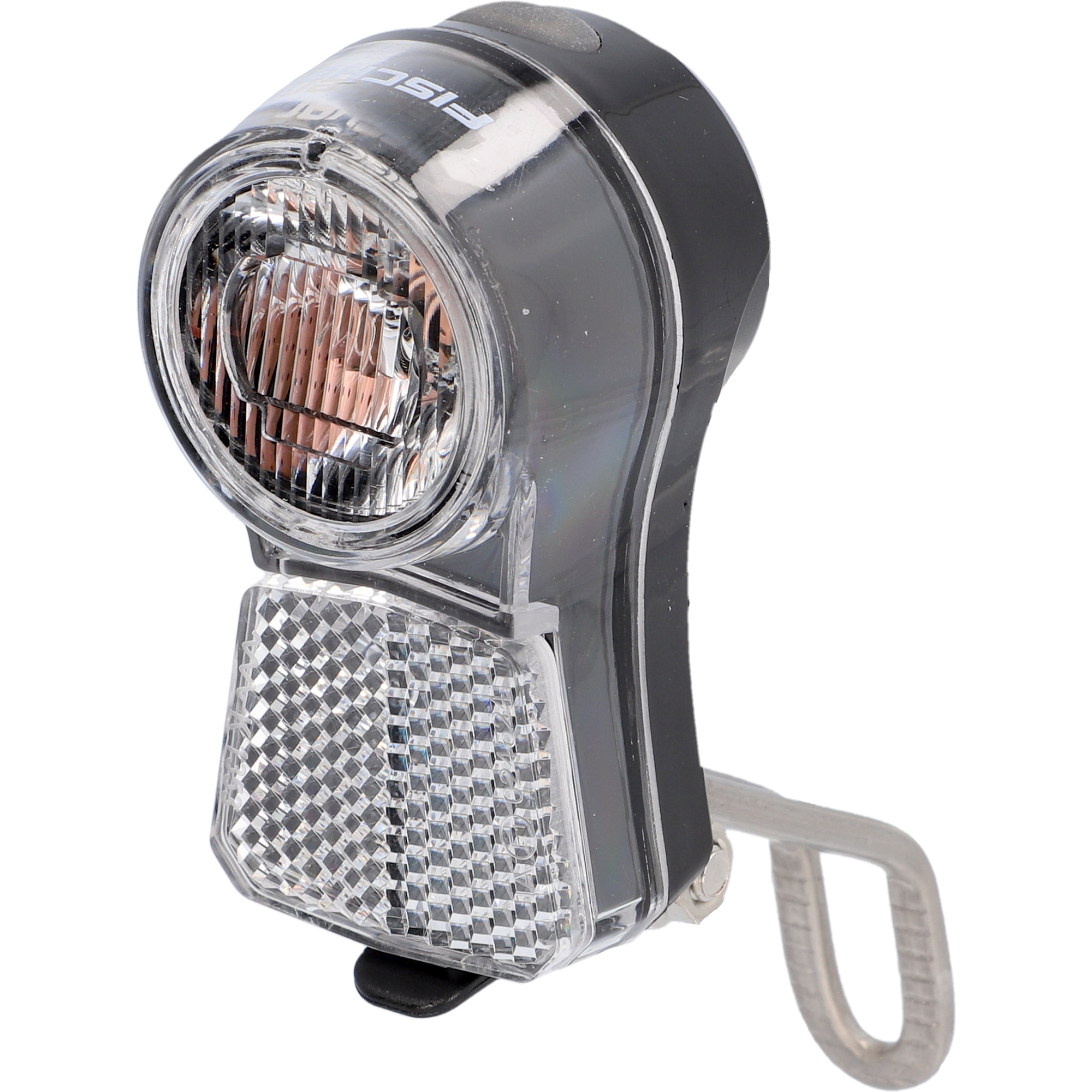Fischer Fahrrad LED-Fahrrad-Frontlicht mit Batteriebetrieb