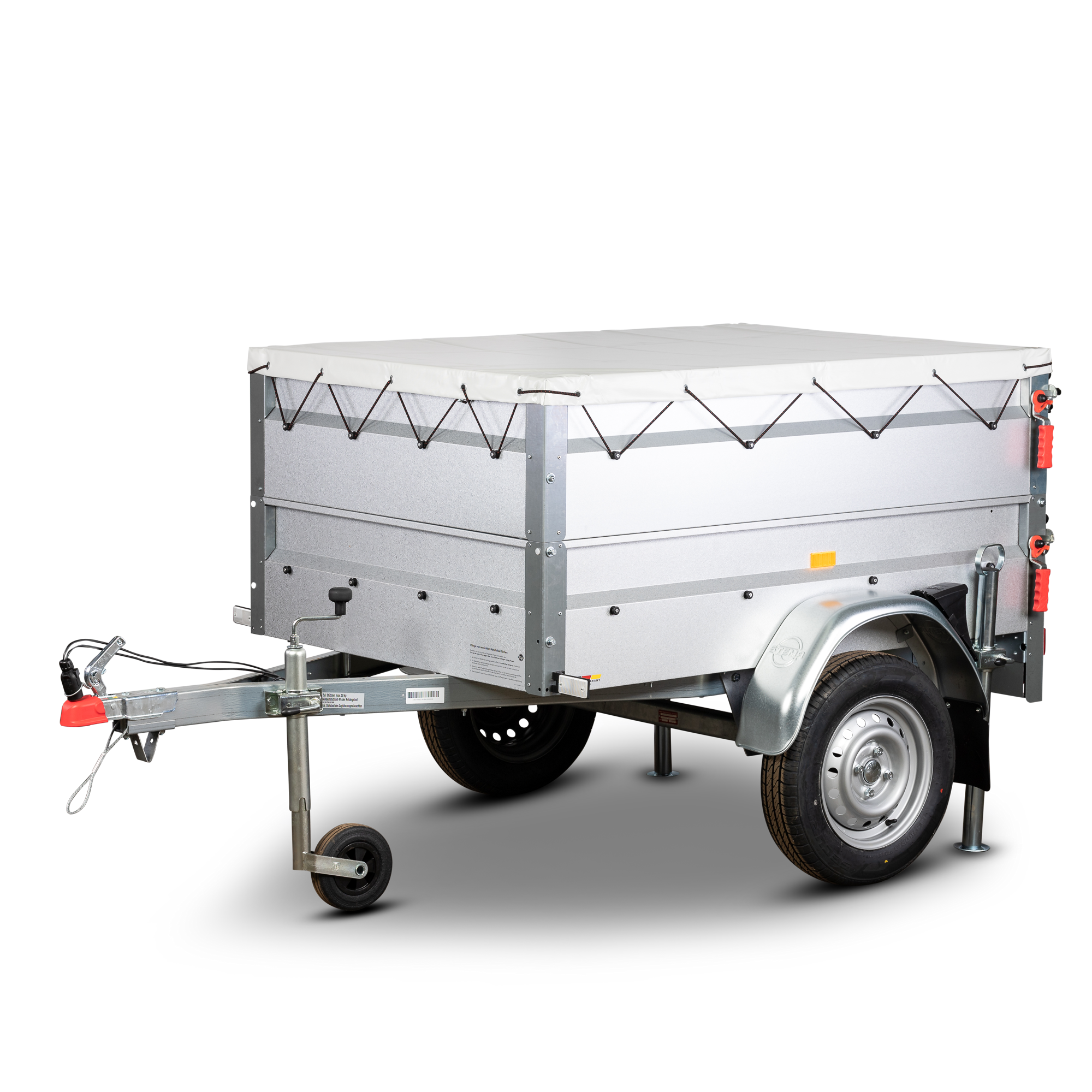 Stema PKW-Anhänger 'Basic Plus 550' ungebremst 550 kg mit Bordwandaufsatz