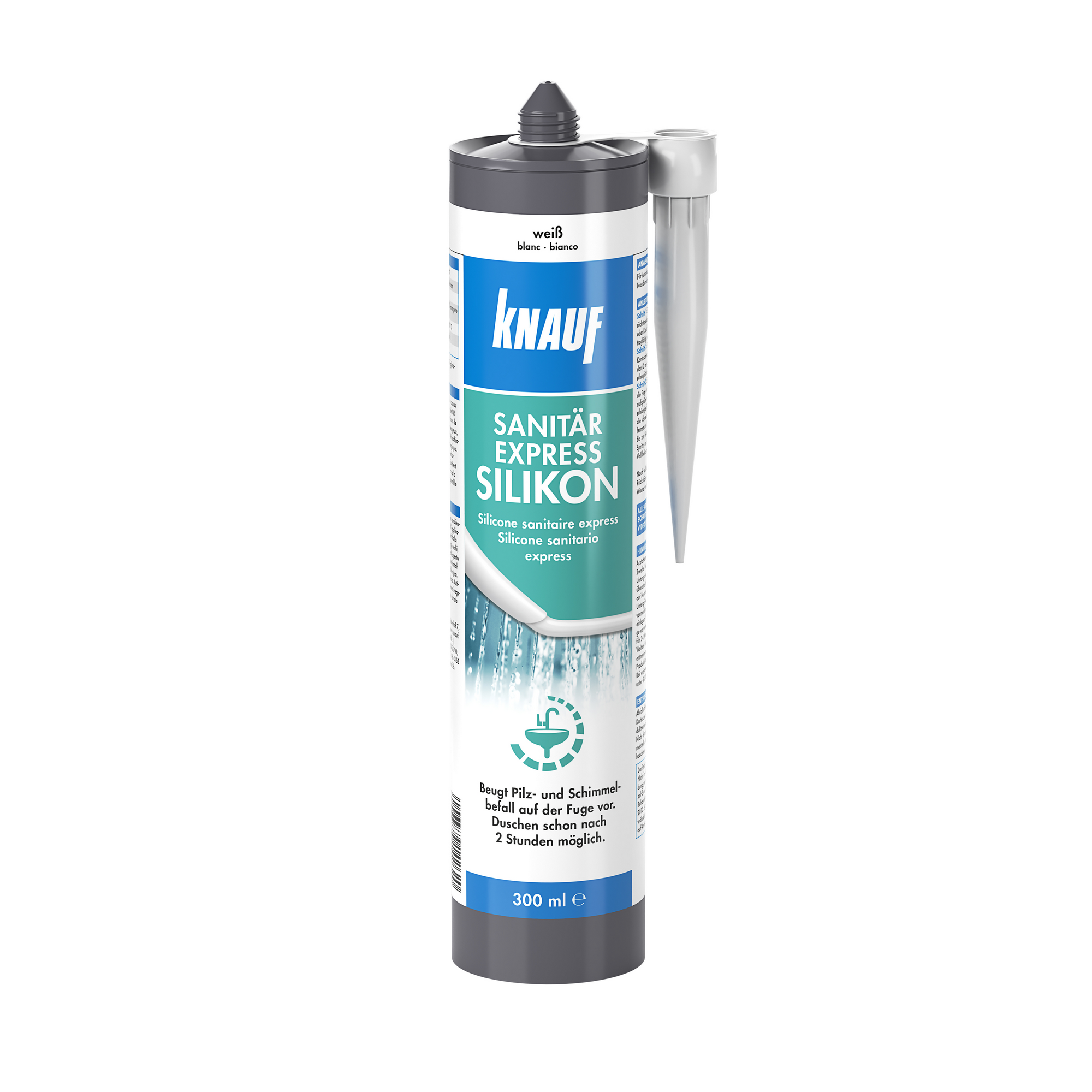 Knauf Sanitär Express Silikon weiß 300 ml