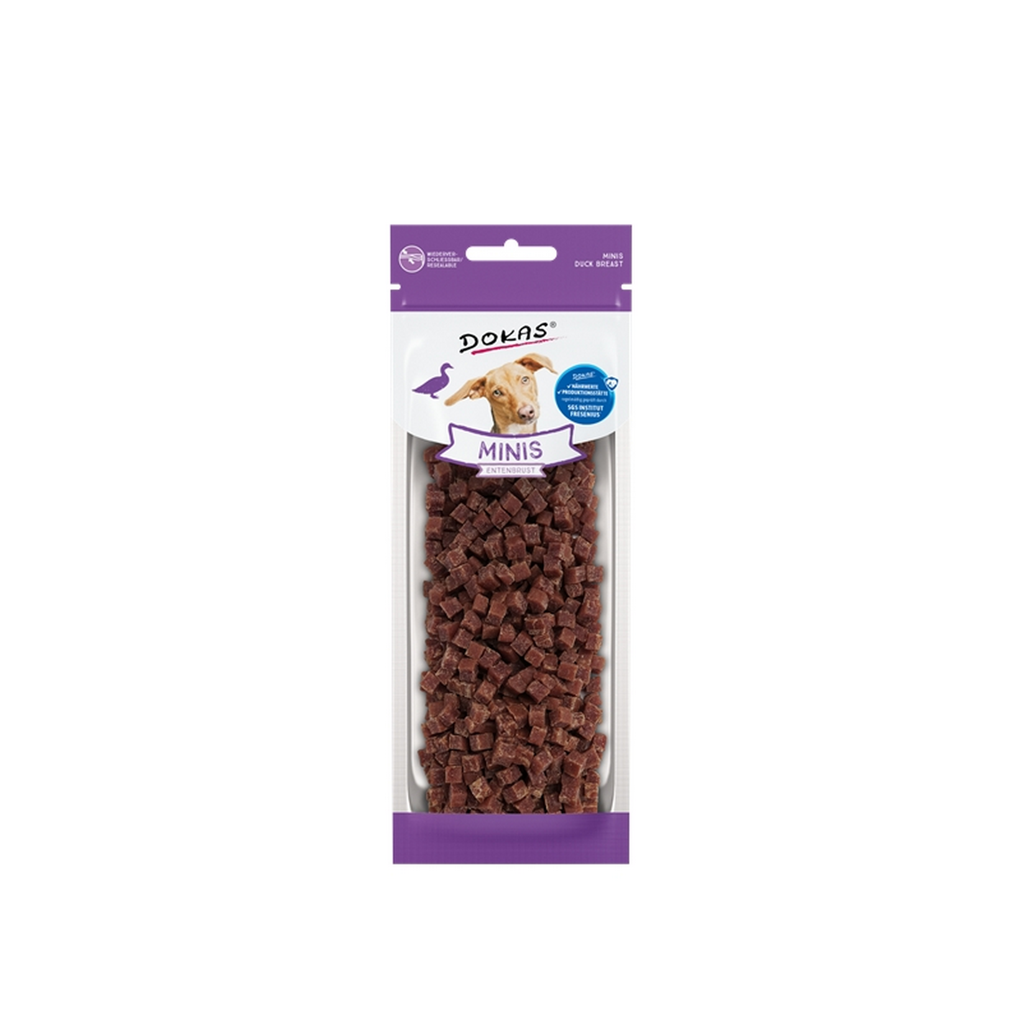 Dokas Hundefutter Minis Entenbrust 70 g