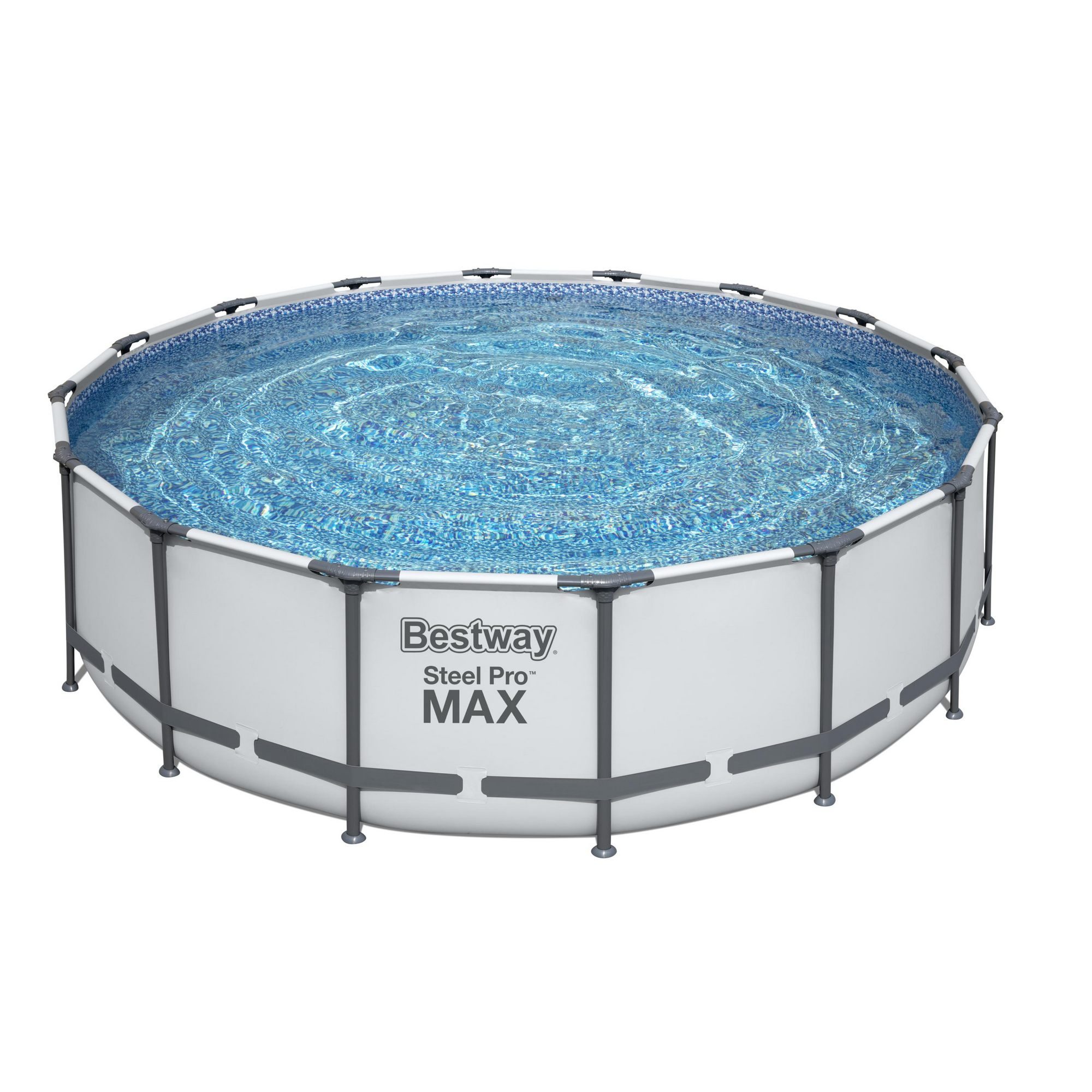 Bestway Frame-Pool-Set 'Steel Pro Max' Ø 488 x 122 cm mit Sicherheitsleiter und Kartuschenfilter