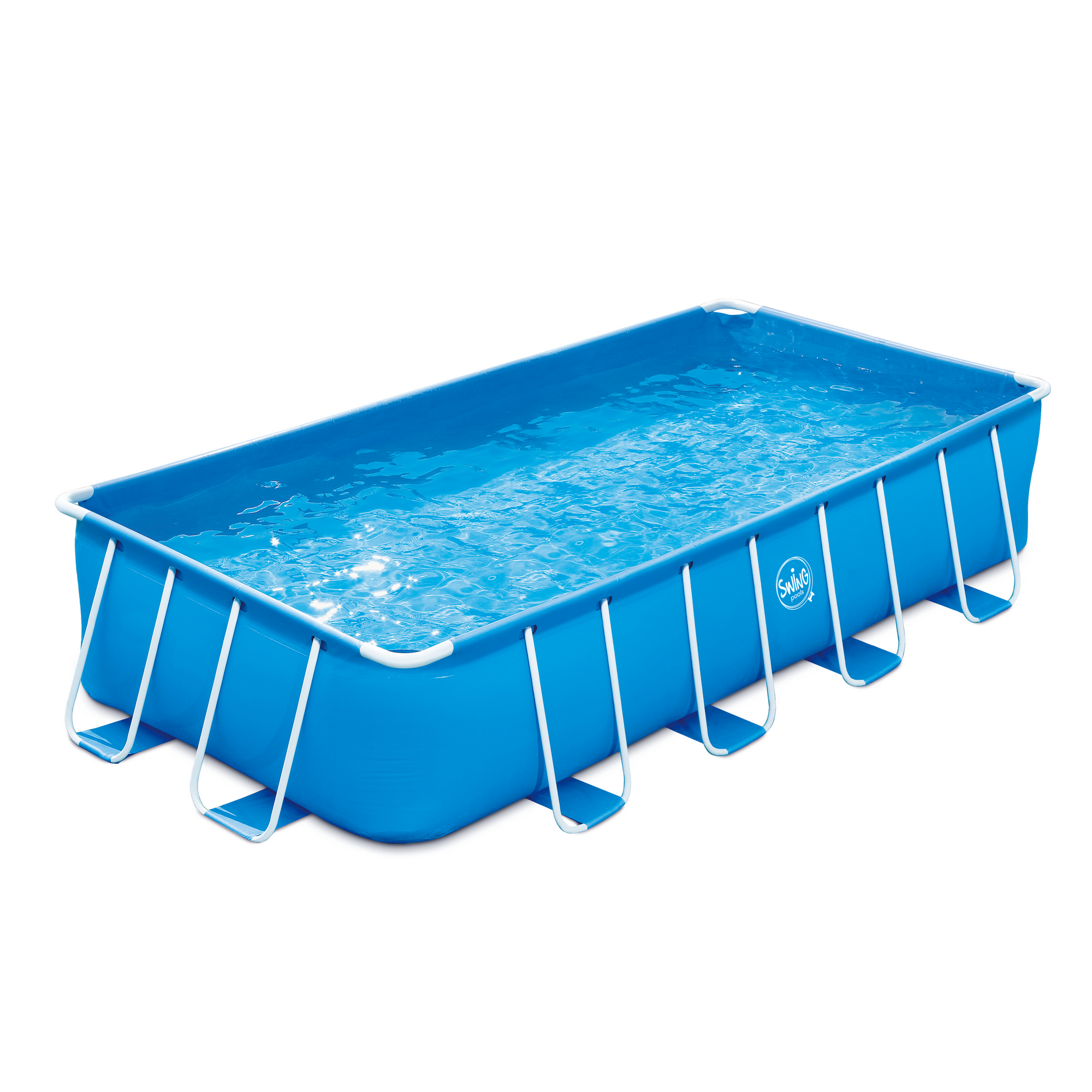 mediPOOL Frame-Pool-Set 488 x 244 x 107 cm mit Filterpumpe mit Kartuschenfilter