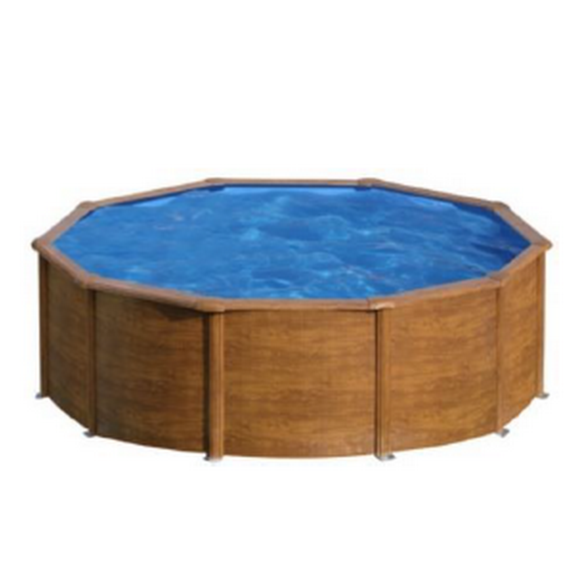 GRE Stahlwandpool-Set 'Pacific' Ø 460 x 120 cm mit Sicherheitsleiter und Sandfilteranlage