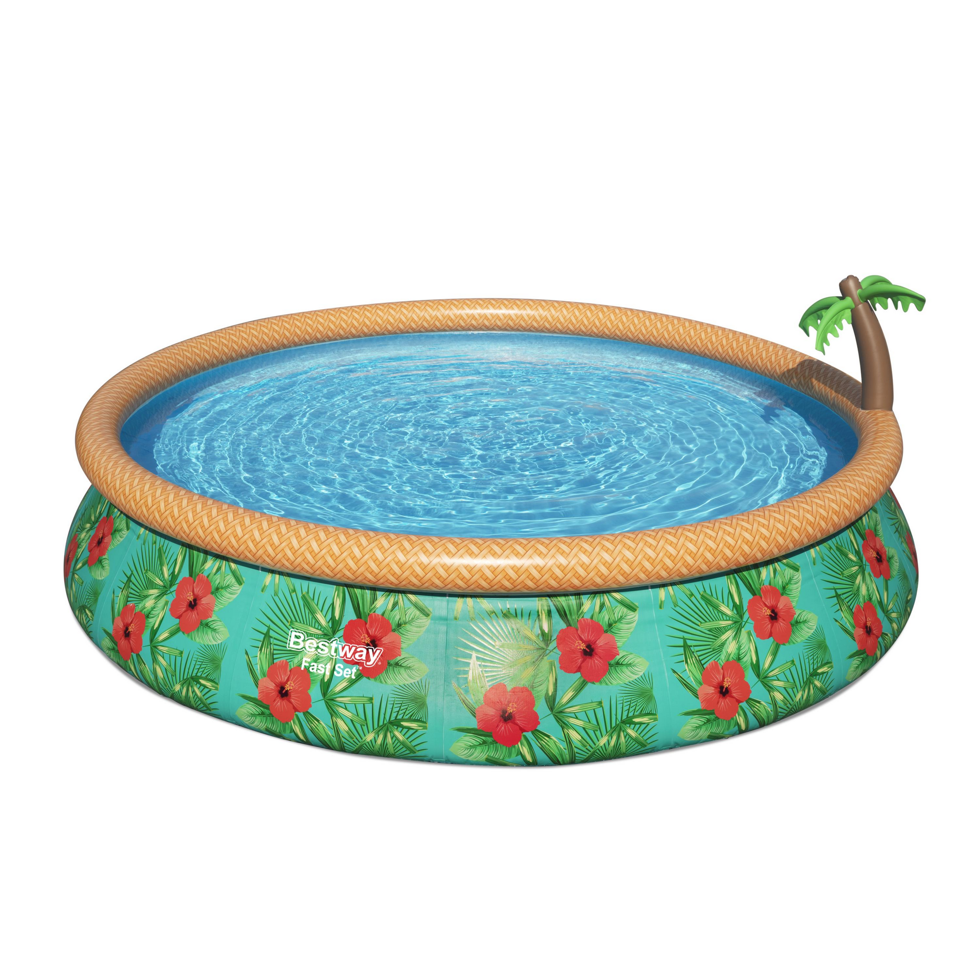 Bestway Fast-Set-Pool-Set 'Fast Set' Ø 457 x 84 cm mit Wassersprinkler und Filterpumpe